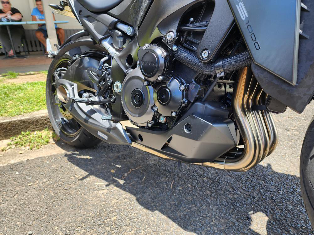 2021-up Suzuki GSX-S 1000 / GT+ CS Racing Full Exhaust | Muffler + Headers + dB Killer (+5.5hp) - CS Racing Exhaust