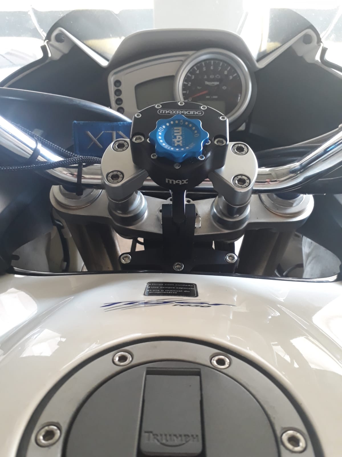 Amortiguador de dirección MaxRacing MAX20 - Triumph - Tiger 1050