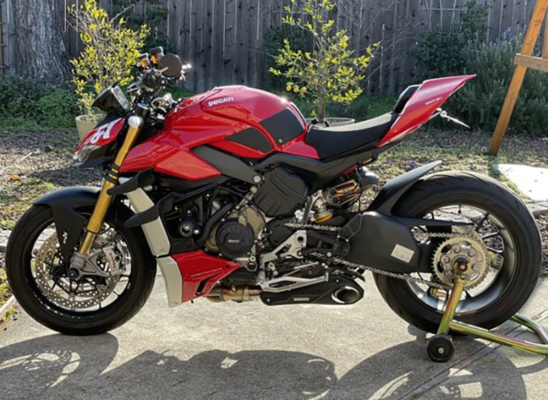 2020-up Ducati StreetFighter V4 CS Racing Slip-on Exhaust | Muffler + dB Killer (+2.5hp) - CS Racing Exhaust