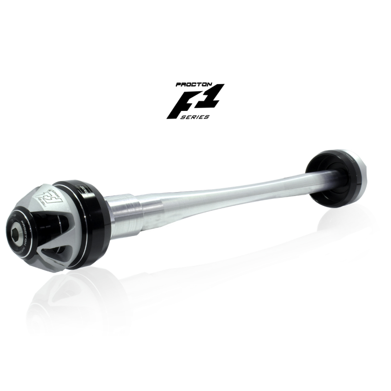 Procton F1 Front Axle Slider - Kawasaki - Versys 650/Z650 Color: Orange