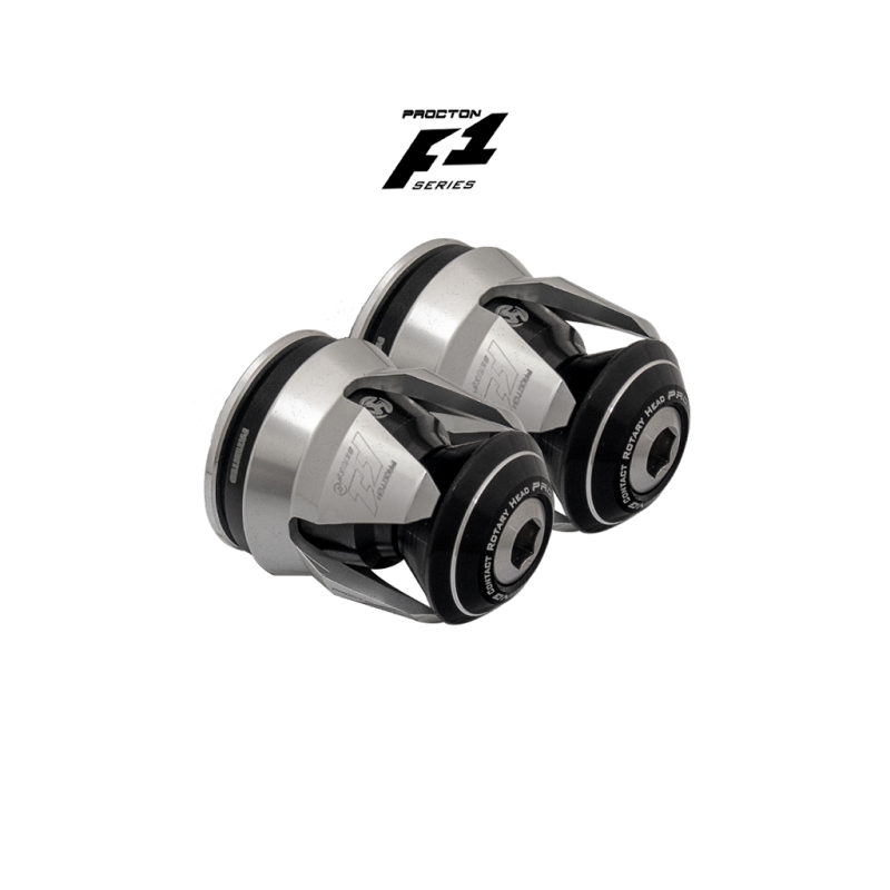 Procton F1 Handlebar End Weight Balance (Internal 17.3MM) - SUZUKI/YAMAHA/DUCATI Color: Silver