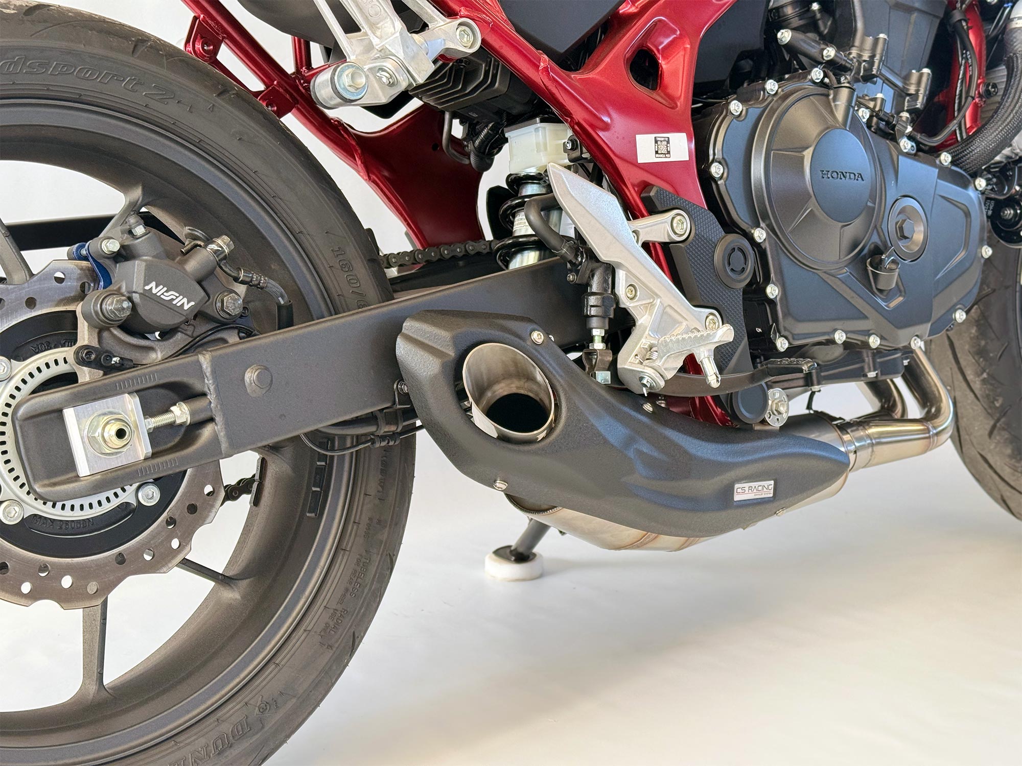 Escape completo con silenciador y dB Killer para Honda CB500F CS Racing, años 2016 en adelante
