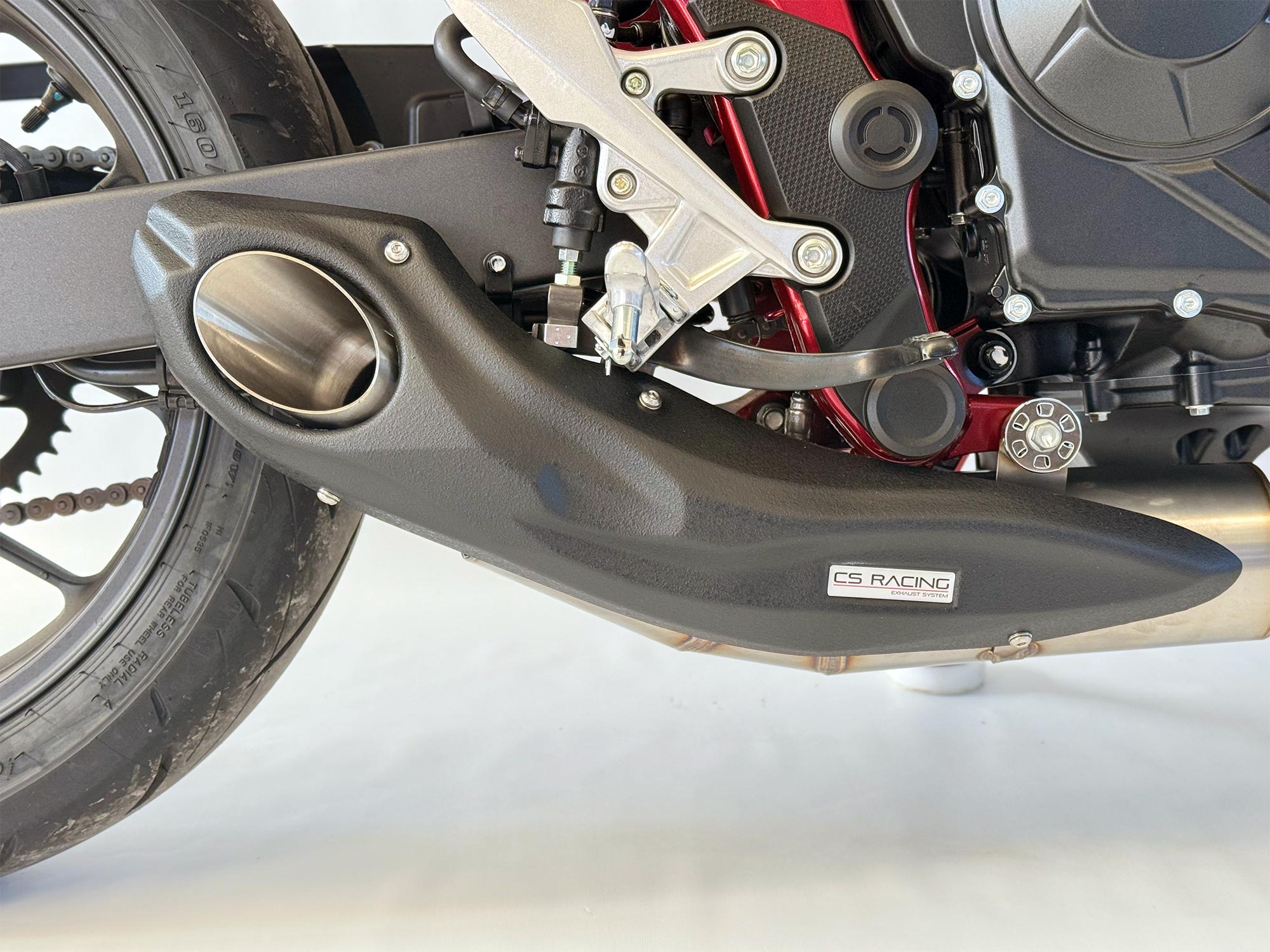 Escape completo con silenciador y dB Killer para Honda CB500F CS Racing, años 2016 en adelante