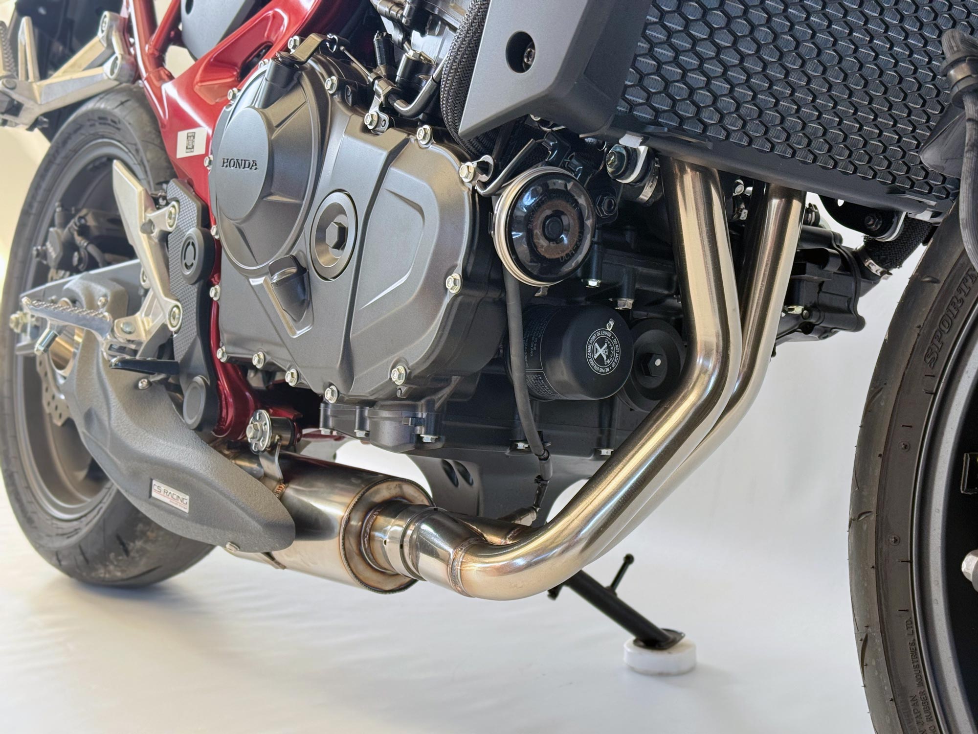 Escape completo con silenciador y dB Killer para Honda CB500F CS Racing, años 2016 en adelante