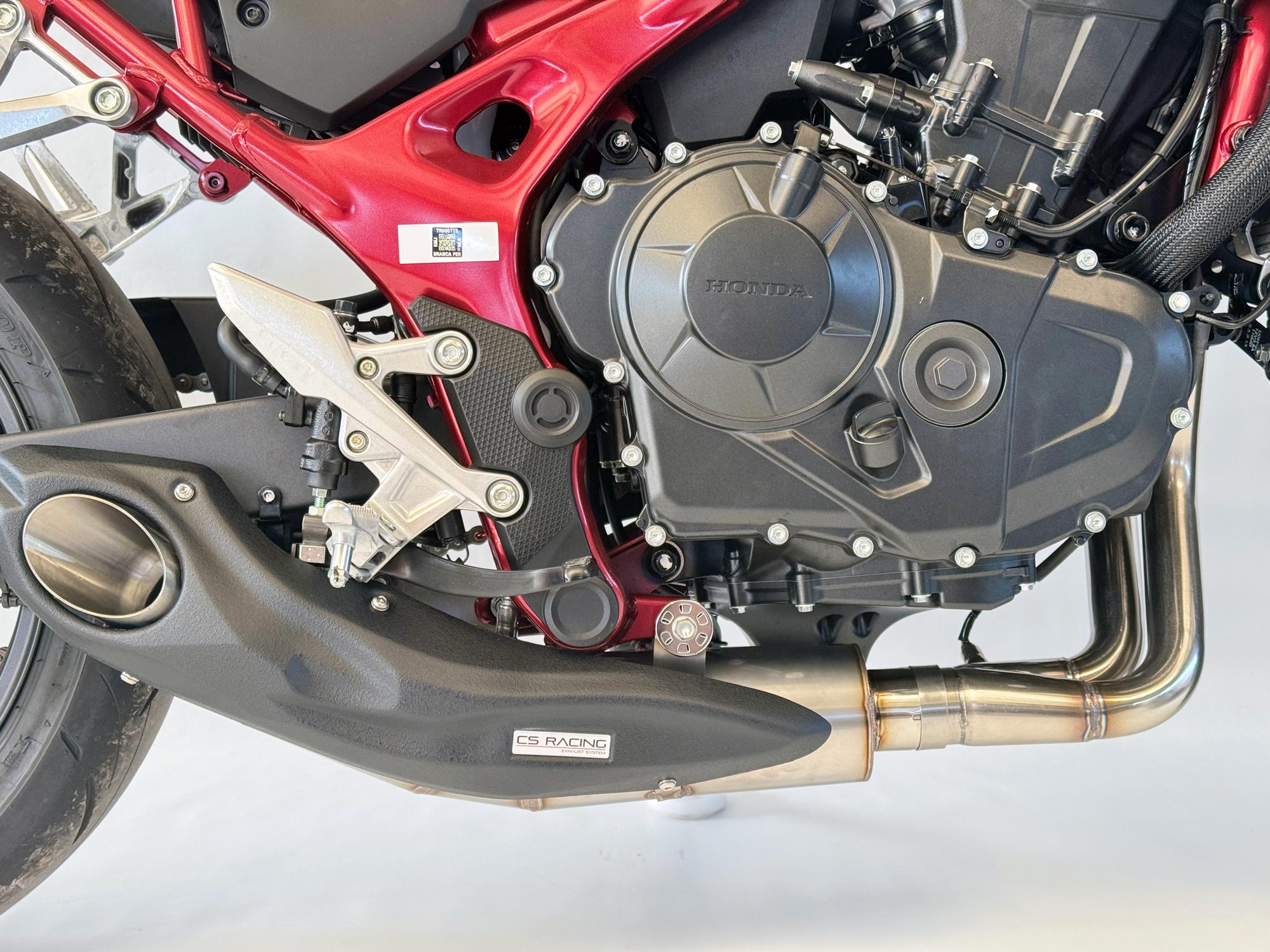 Escape completo con silenciador y dB Killer para Honda CB500F CS Racing, años 2016 en adelante