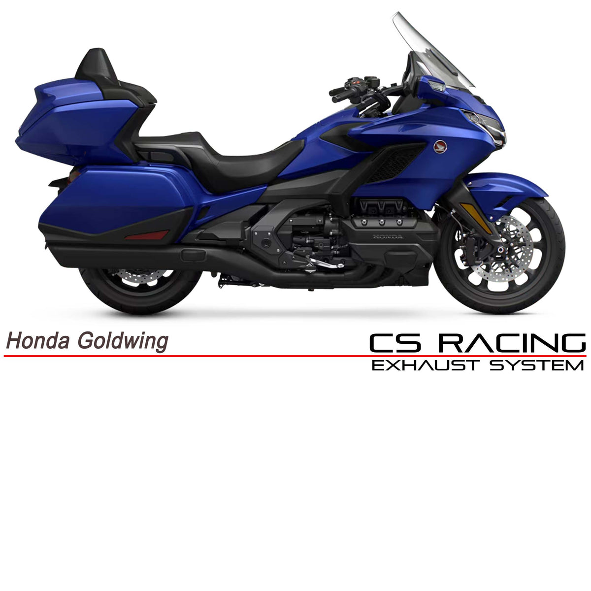 2018-on Honda GoldWing GL1800 CS Racing Slip-on Exhaust (2 Mufflers)