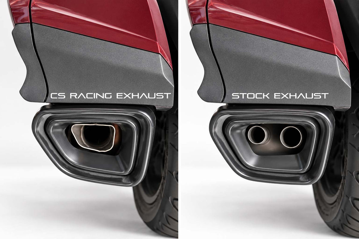 2018-on Honda GoldWing GL1800 CS Racing Slip-on Exhaust (2 Mufflers)