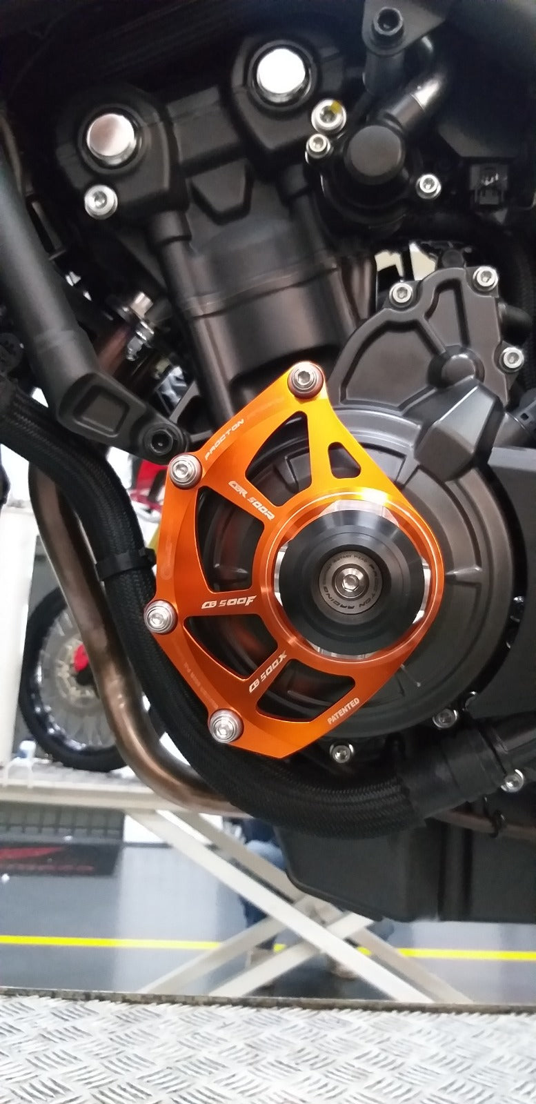 Protezione scorrevole per cofano motore Procton - Sinistra - Honda CB 500 F (2020-up)