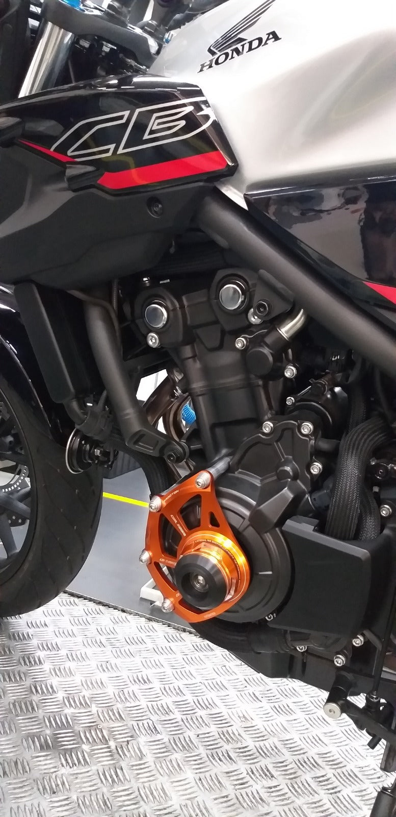 Protezione scorrevole per cofano motore Procton - Sinistra - Honda CB 500 F (2020-up)