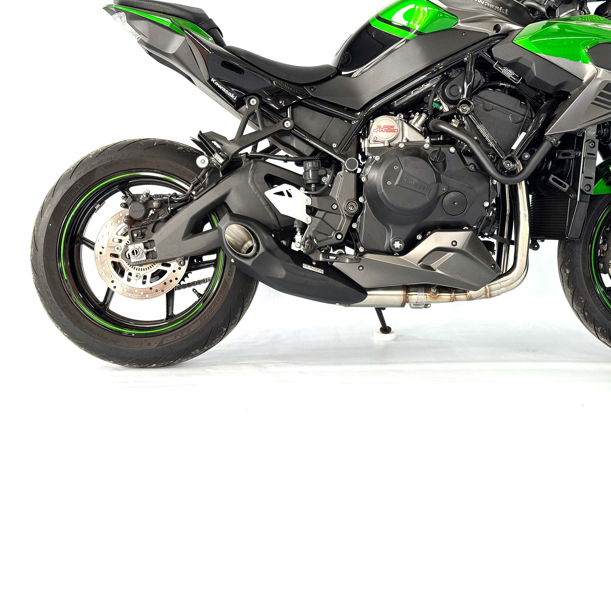 2020-on Kawasaki ZH2 | ZH2 SE ABS CS Racing Full Exhaust | Muffler + dB Killer (+4.4hp)