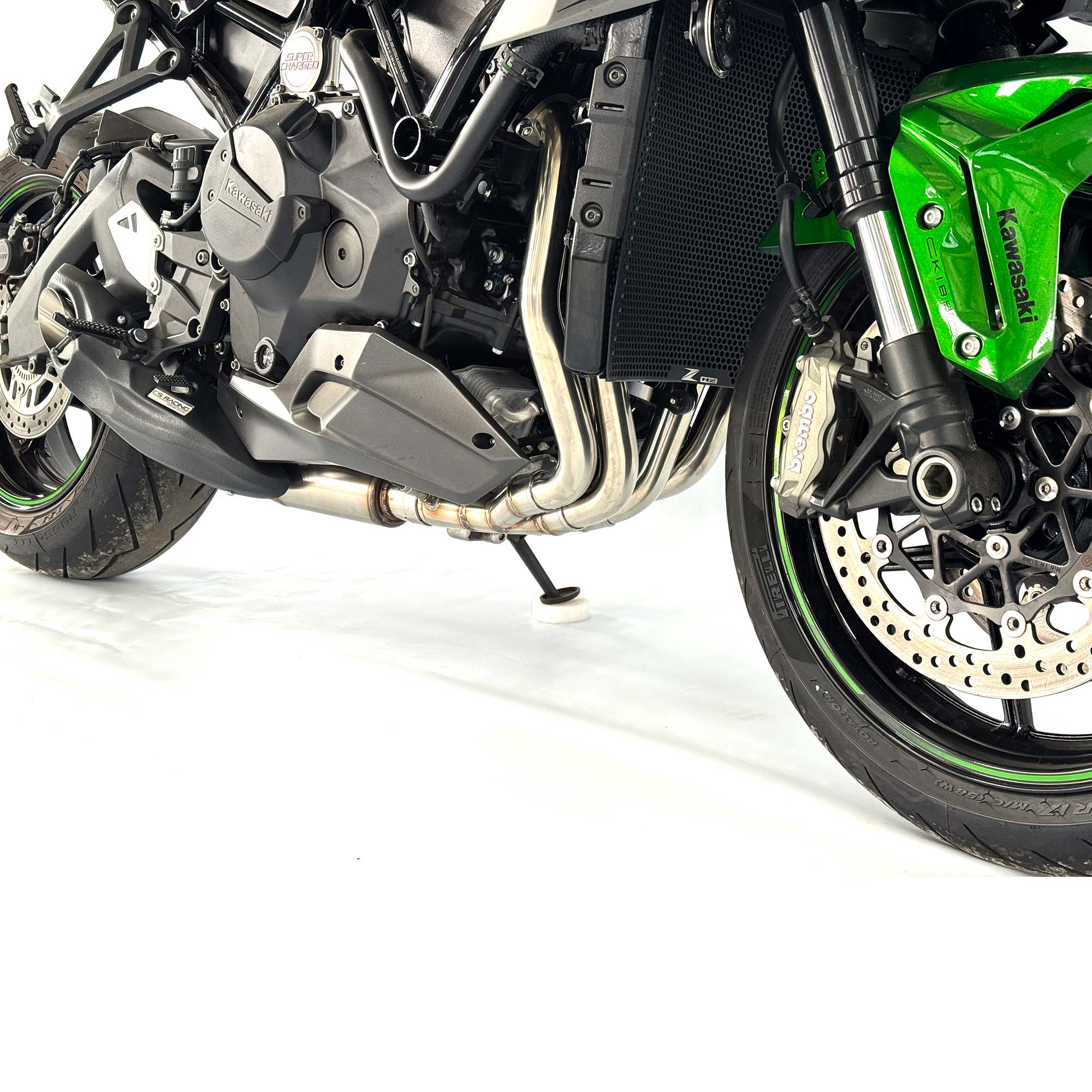 2020-on Kawasaki ZH2 | ZH2 SE ABS CS Racing Full Exhaust | Muffler + dB Killer (+4.4hp)