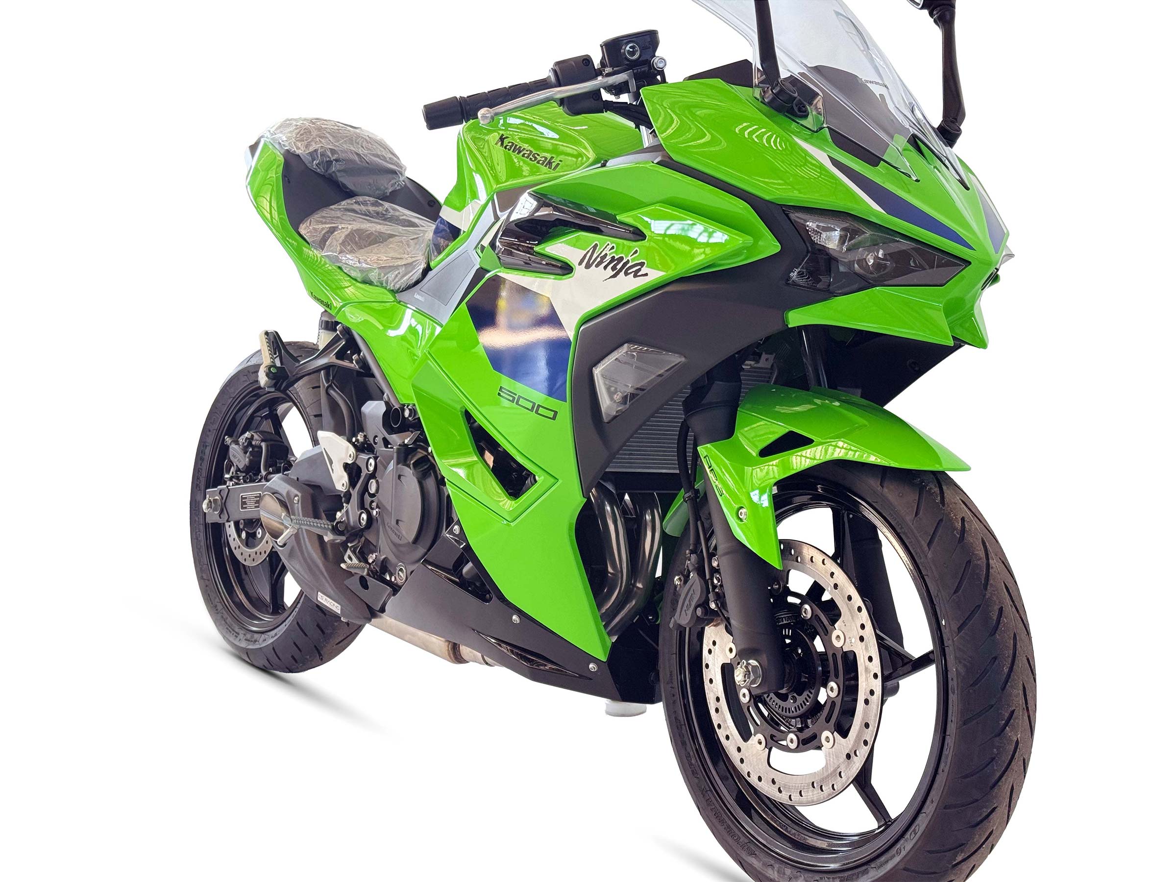 Scarico Slip-on Racing CS Kawasaki Z400 / Ninja 400 dal 2018 in poi + dB Killer (richieste modifiche)