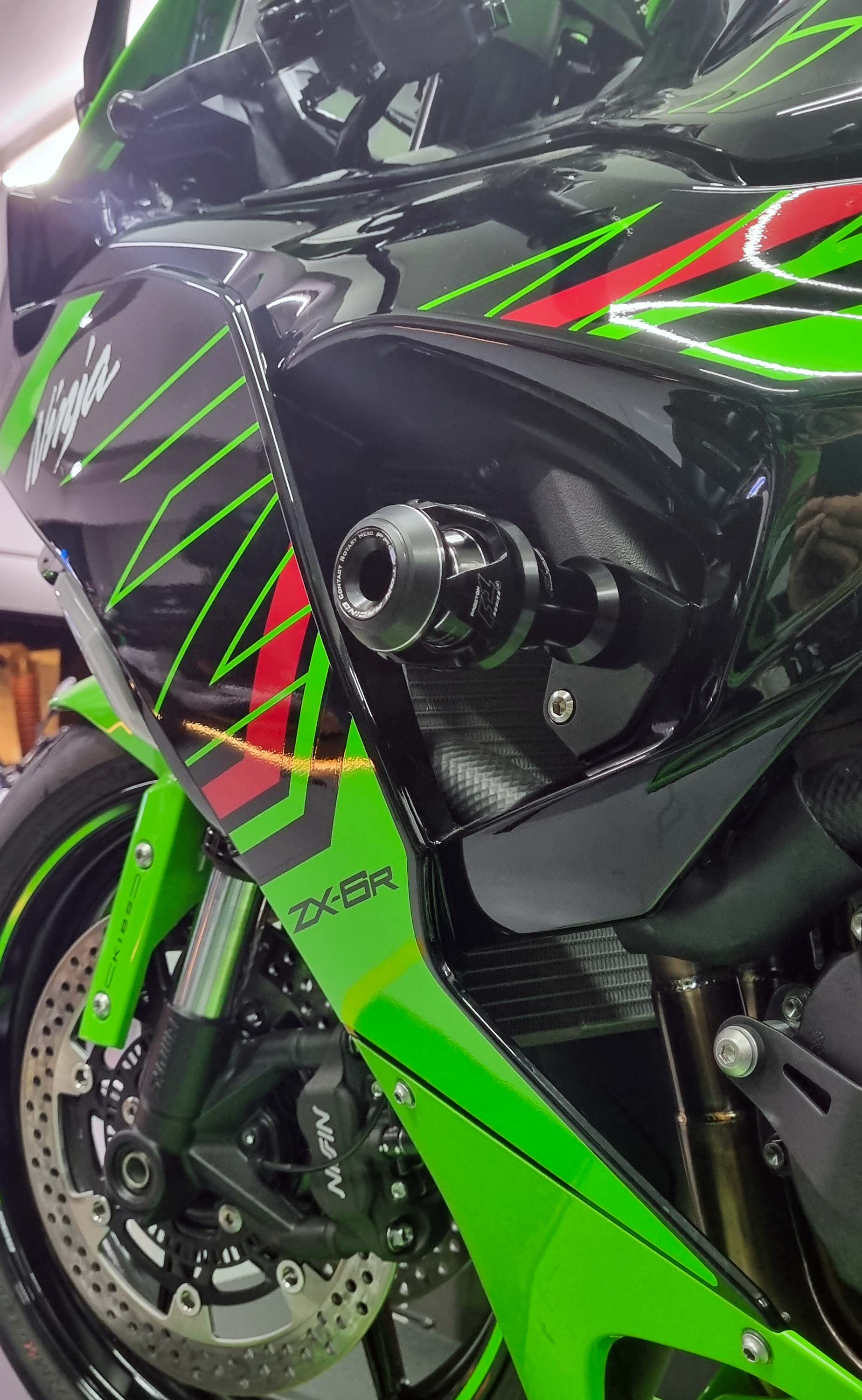 Procton F1 Frame Slider - Kawasaki - ZX-6R 636 (2013 and Newer)