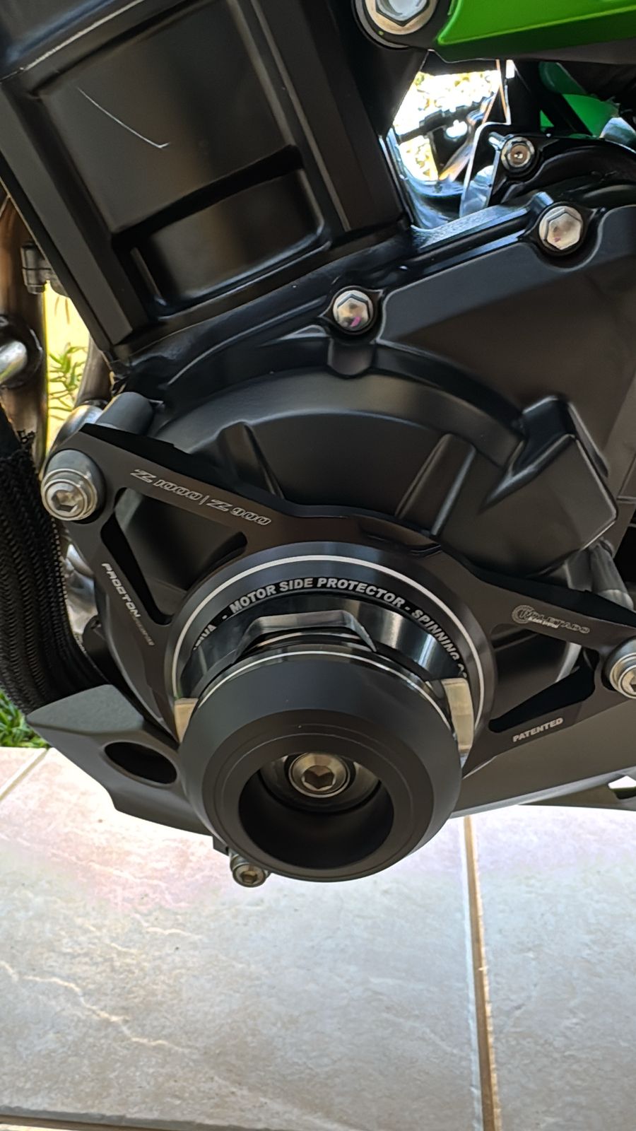 Procton Engine Cover Slider Case Protector - Left - Kawasaki Z1000 | Z900 | Z900 RS