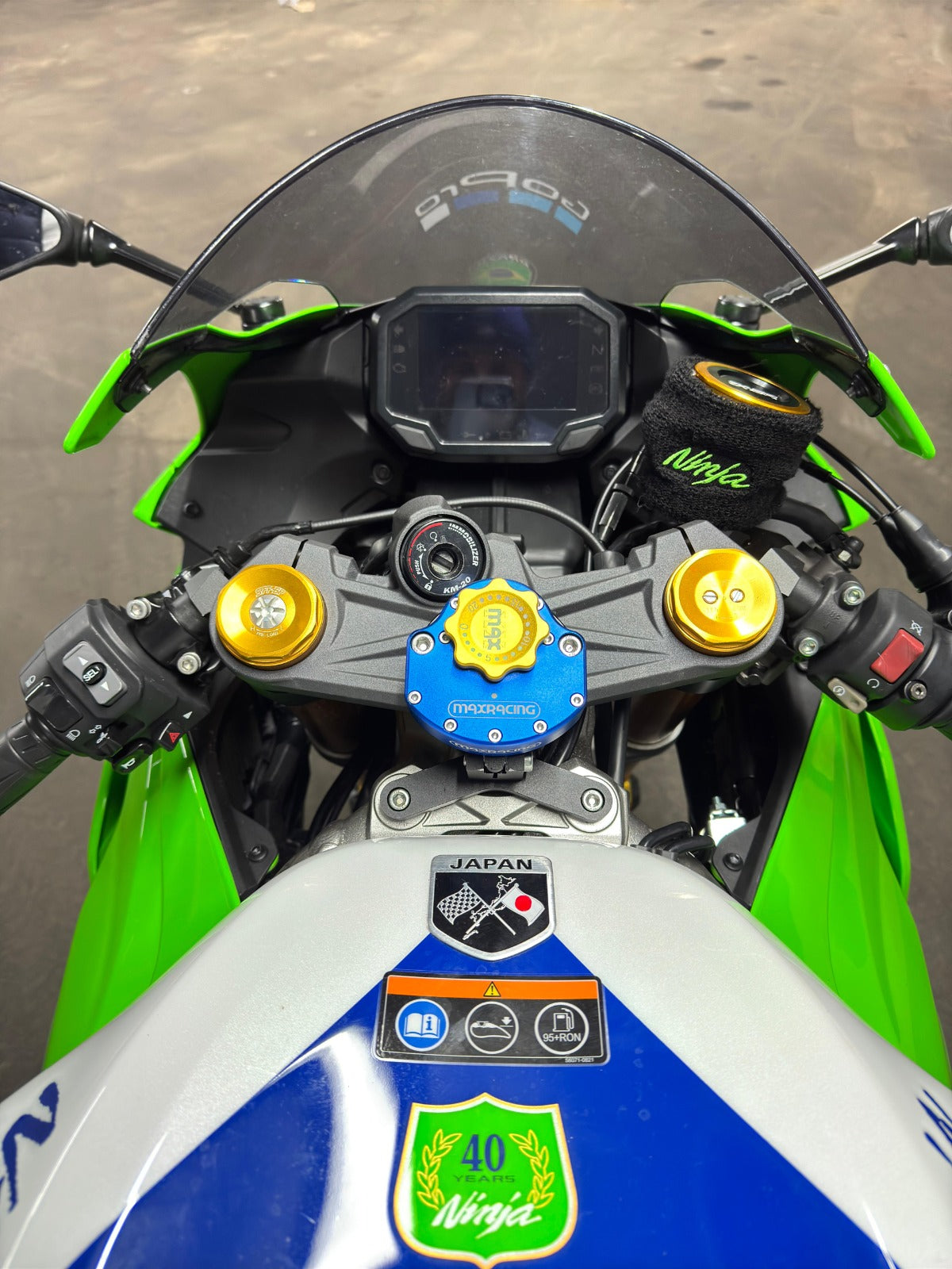 MaxRacing MAX20 Steering Damper - Kawasaki - ZX-6R 636 (2013-2025)