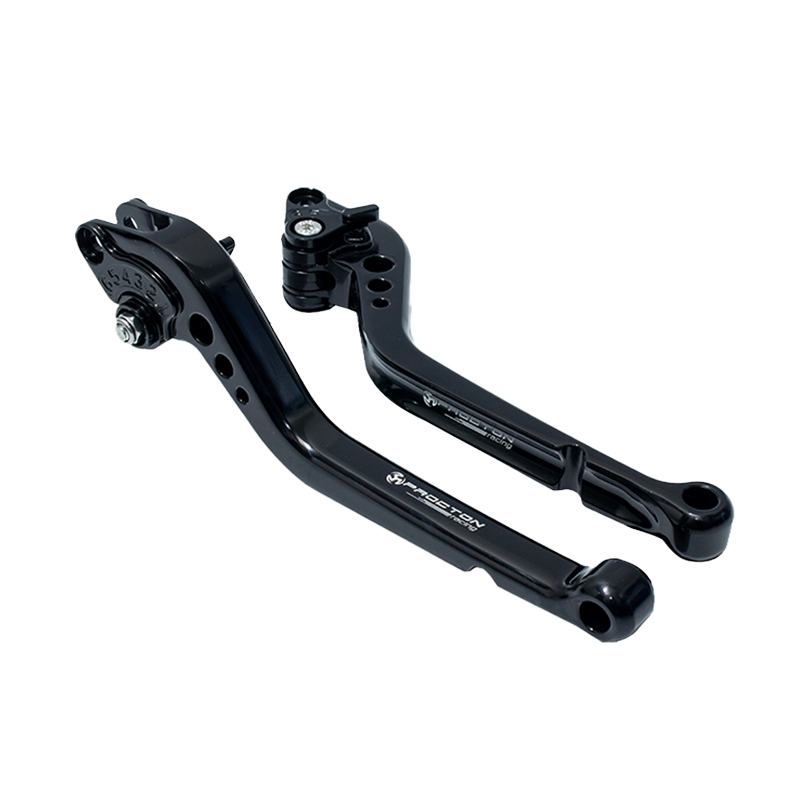 Procton Brake / Clutch Levers Set - Suzuki - GSX-S | GSR 750 (2011-2015) (F-14/S-248) Size: Long Lever Color: Black