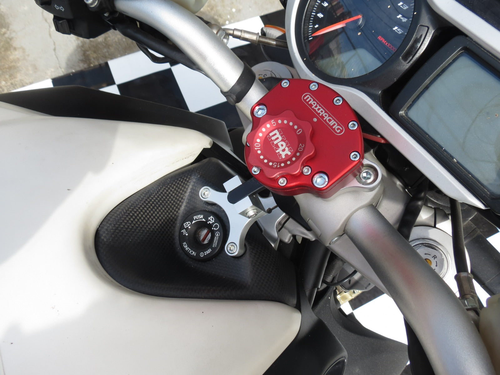 MaxRacing MAX20 Steering Damper - MV Agusta - Brutale 1090