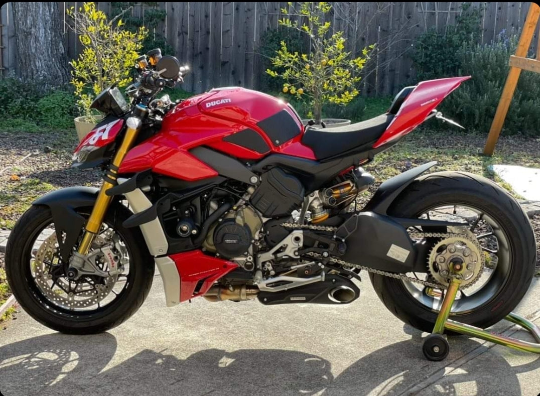 2020-up Ducati StreetFighter V4 CS Racing Slip-on Exhaust | Muffler + dB Killer (+2.5hp) - CS Racing Exhaust
