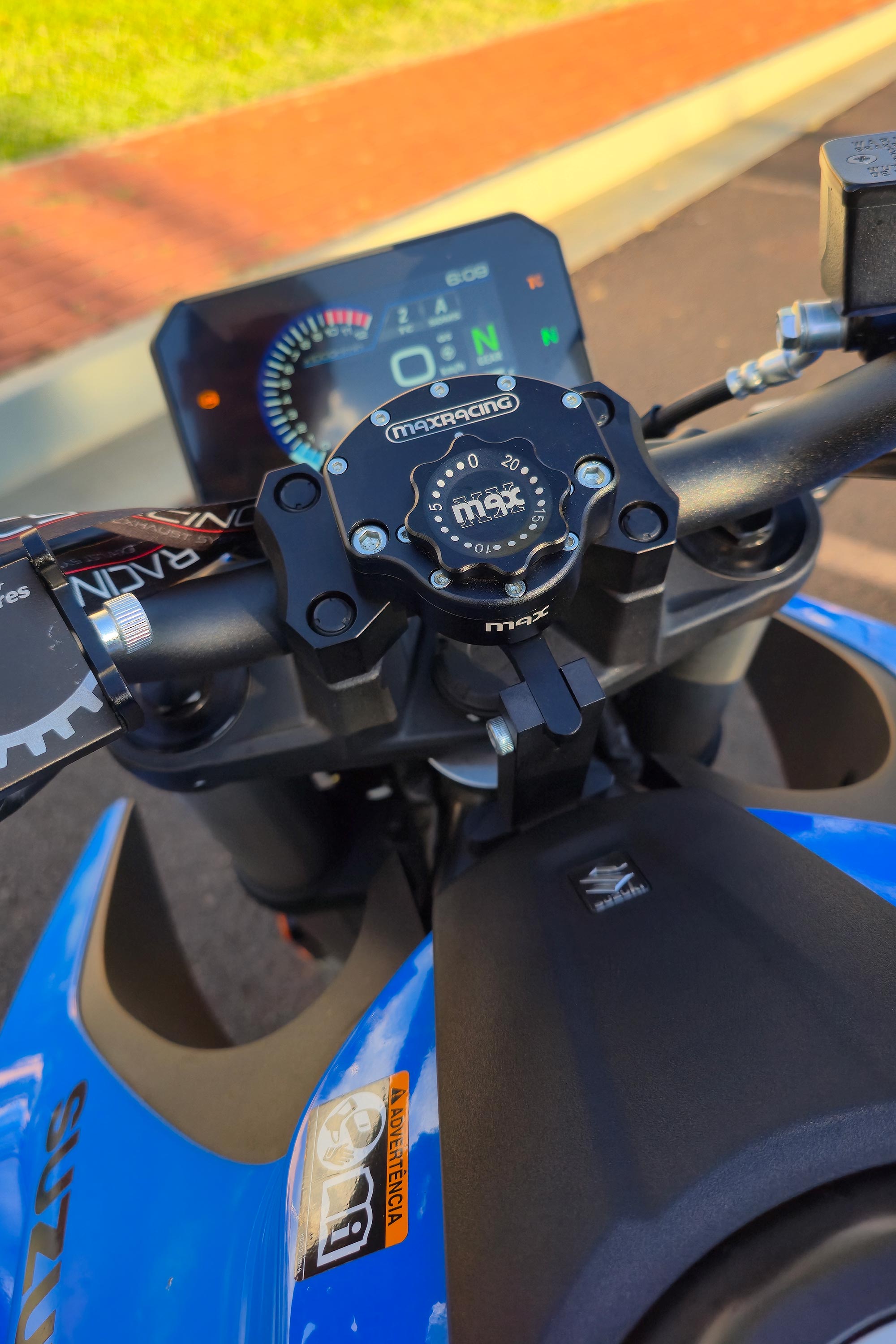 Amortiguador de dirección MaxRacing MAX20 - Suzuki - GSX-S 1000 GX | 950 GX (2021 en adelante)