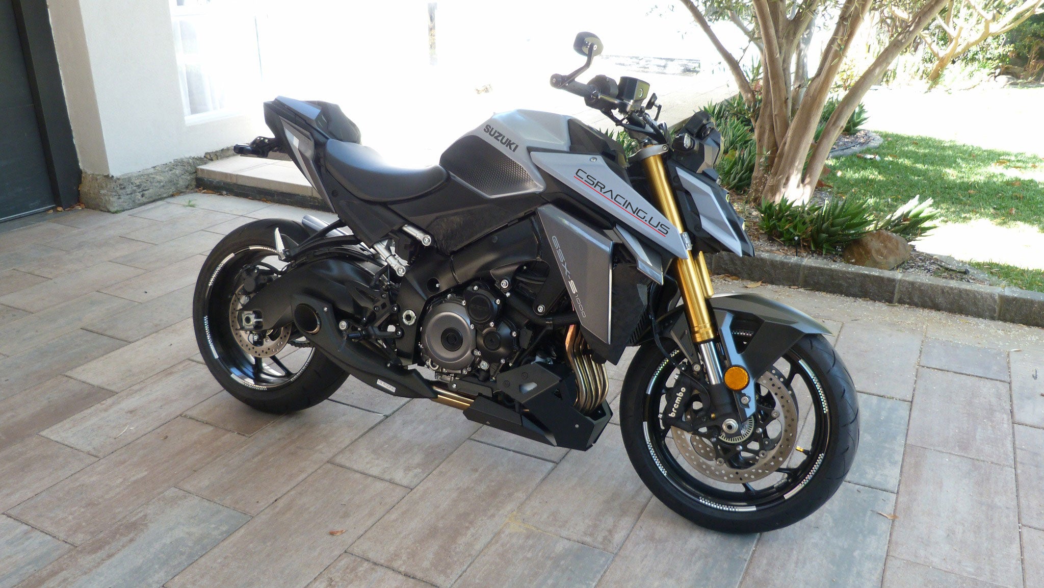 2021-up Suzuki GSX-S 1000 / GT+ CS Racing Full Exhaust | Muffler + Headers + dB Killer (+5.5hp) - CS Racing Exhaust