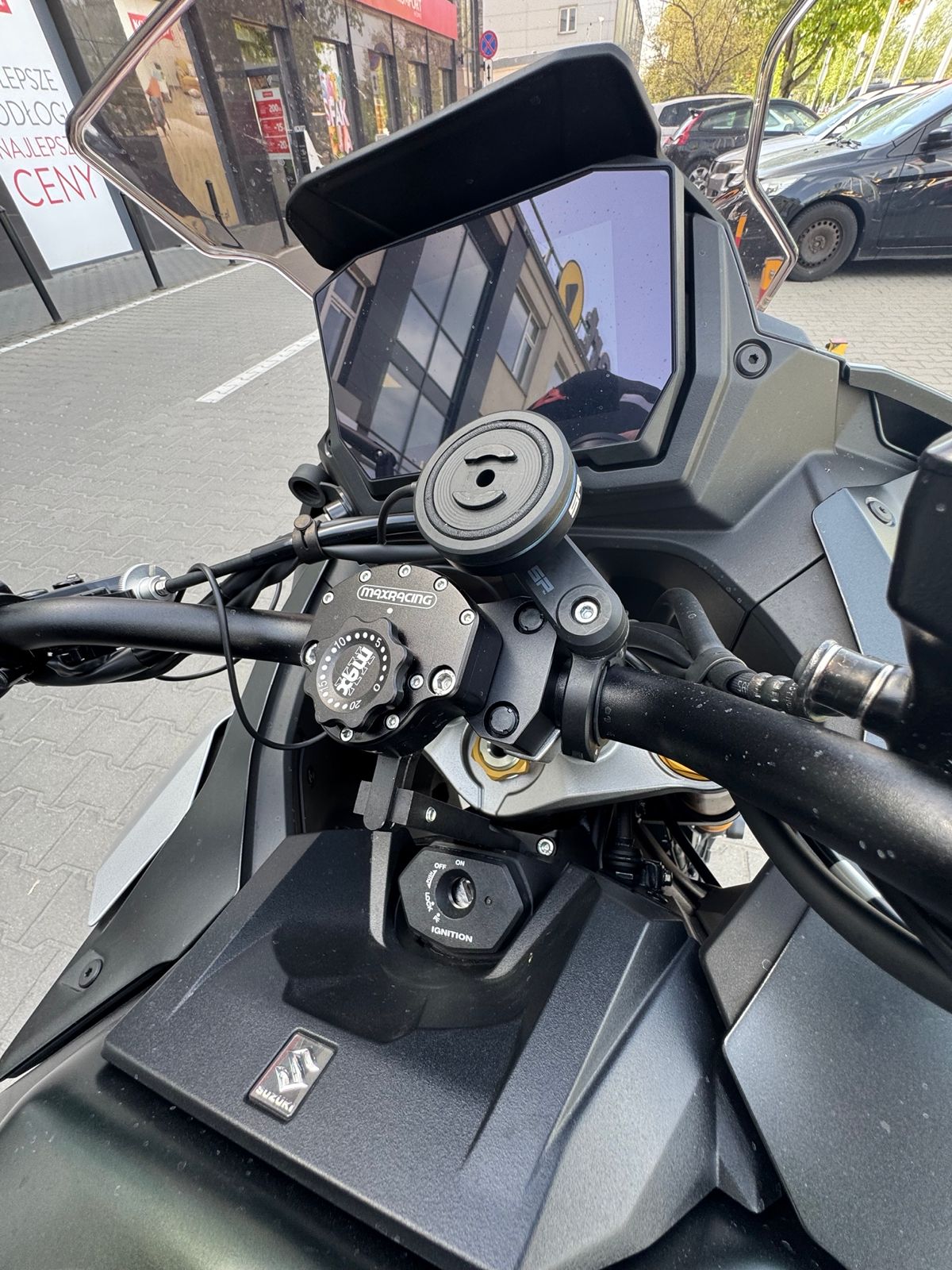 Amortiguador de dirección MaxRacing MAX20 - Suzuki - GSX-S 1000 GX | 950 GX (2021 en adelante)