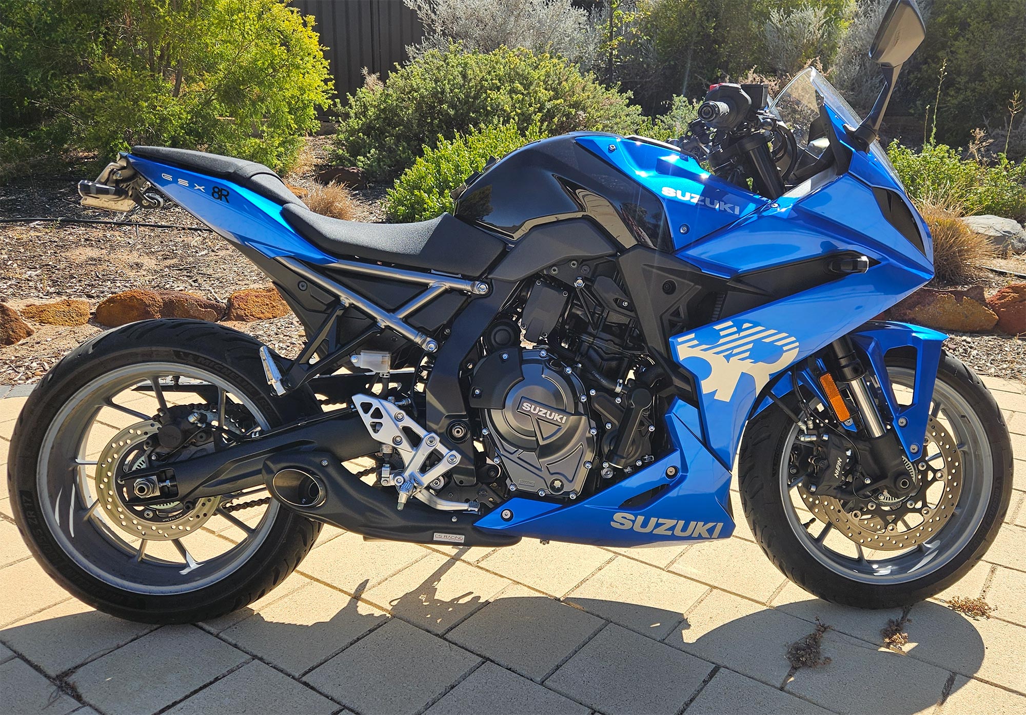 Suzuki GSR 750A 2011-16 | Escape completo GSX-S 750 CS Racing | Silenciador + Colectores + dB Killer