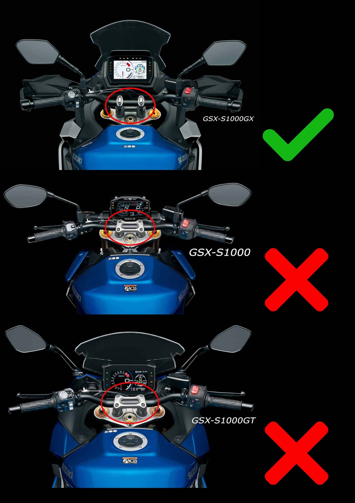 MaxRacing MAX20 Steering Damper - Suzuki - GSX-S 1000GX (2021-on)
