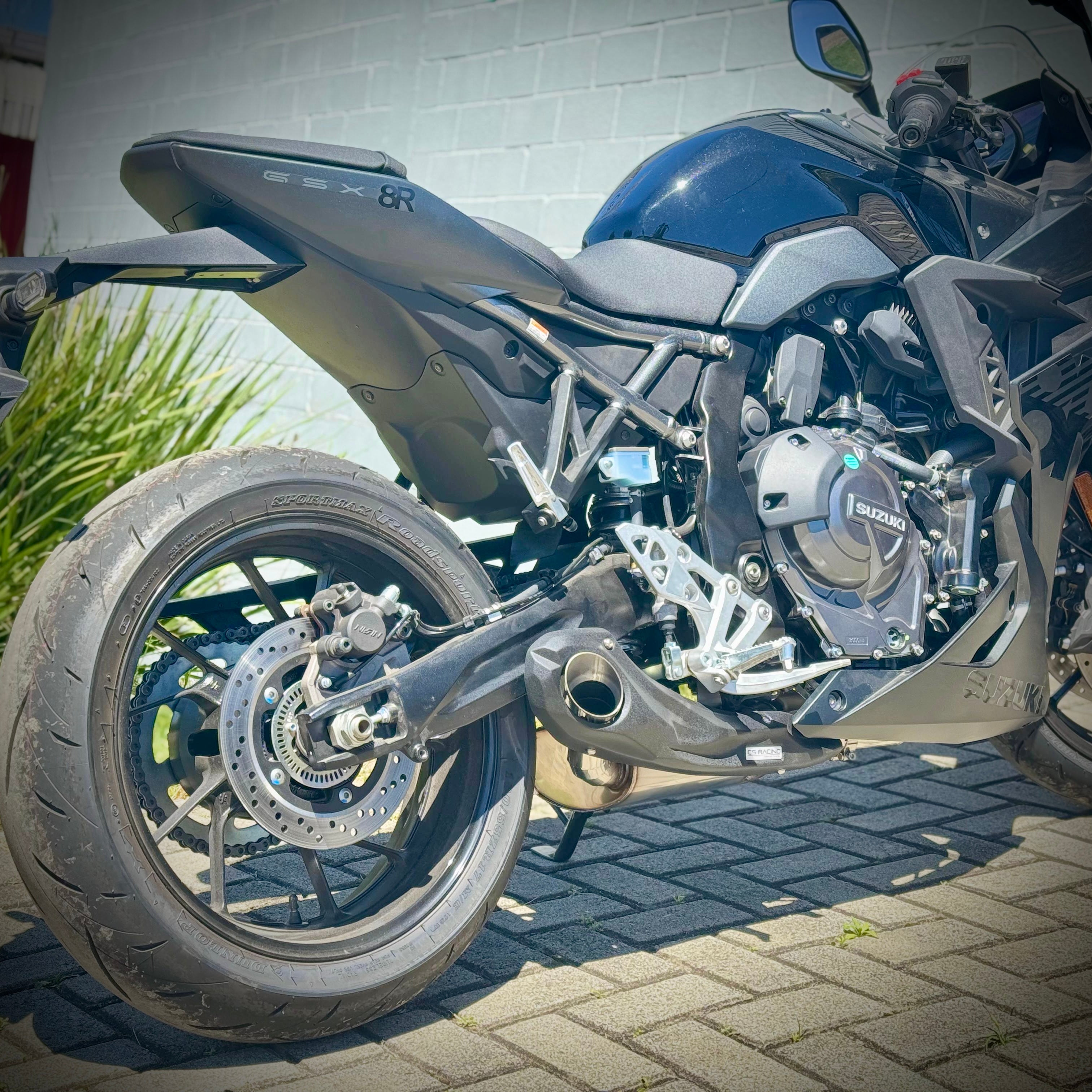 2024-on Suzuki GSX-8 S|R|T|TT CS Racing Full Exhaust | Muffler + Headers + dB Killer
