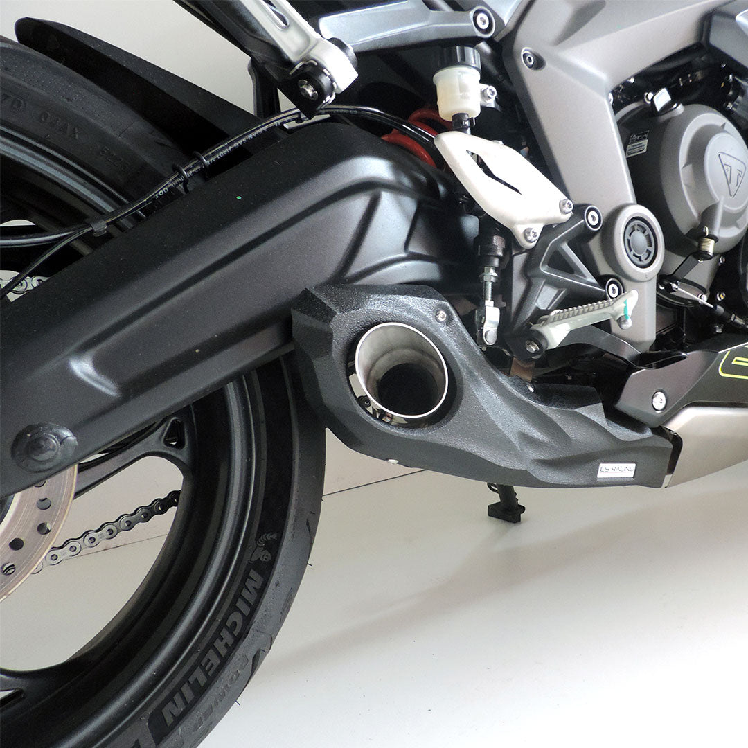2024-on Triumph Daytona 660 CS Racing Full Exhaust | Muffler + dB Killer