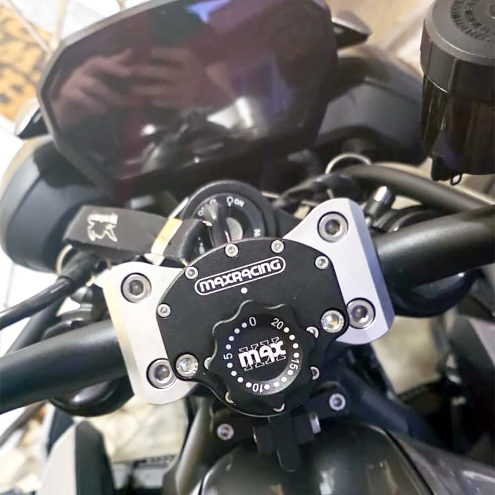 MaxRacing MAX20 Steering Damper - Triumph - Street Triple 765 RS (2013-up)