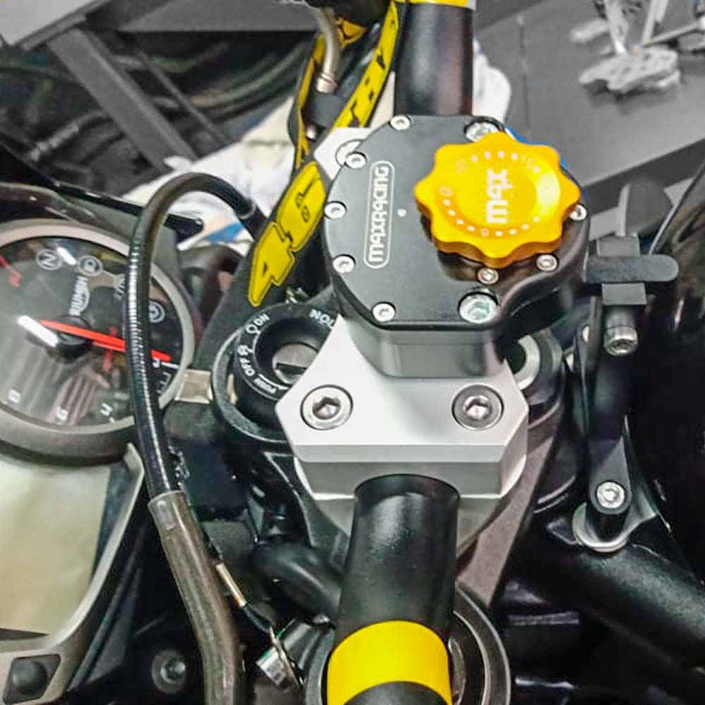 MaxRacing MAX20 Steering Damper - Triumph - Street Triple 765 RS (2013-up)