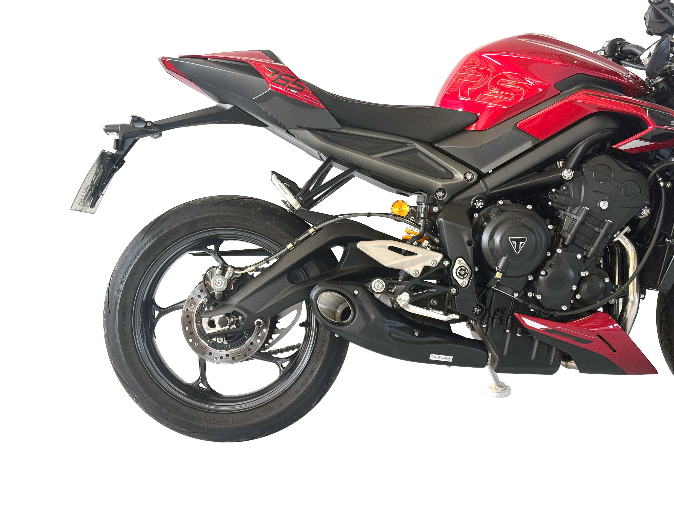2017-on Triumph Street Triple 765 R / RS / S Full Exhaust dB Killer CS Racing