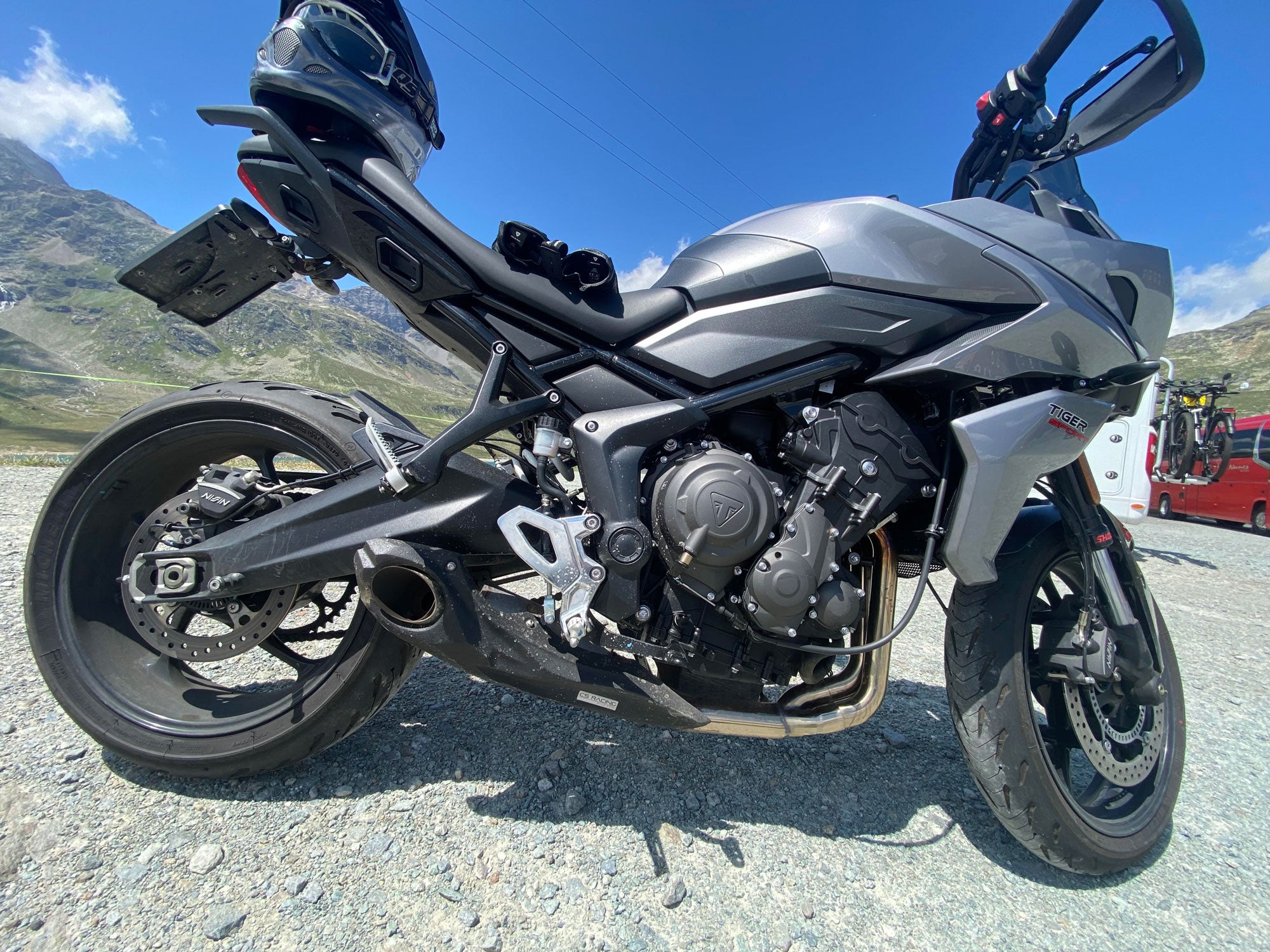 2022-up Triumph Tiger Sport 660 CS Racing Full Exhaust | Muffler + dB Killer - CS Racing Exhaust