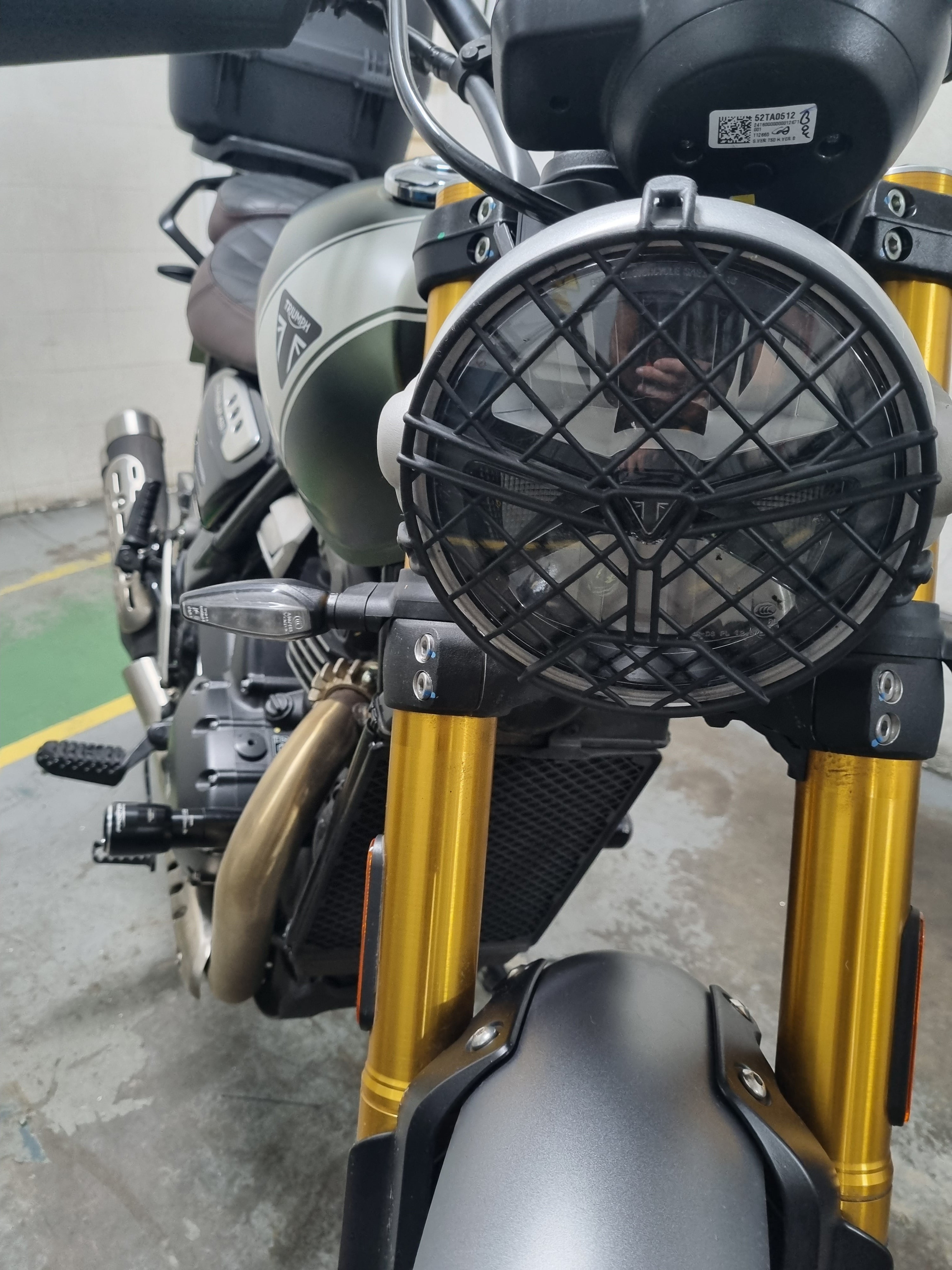 Triumph - Scrambler 400X / 400XC - Procton Racing Rotational Impact System – Frame Sliders S