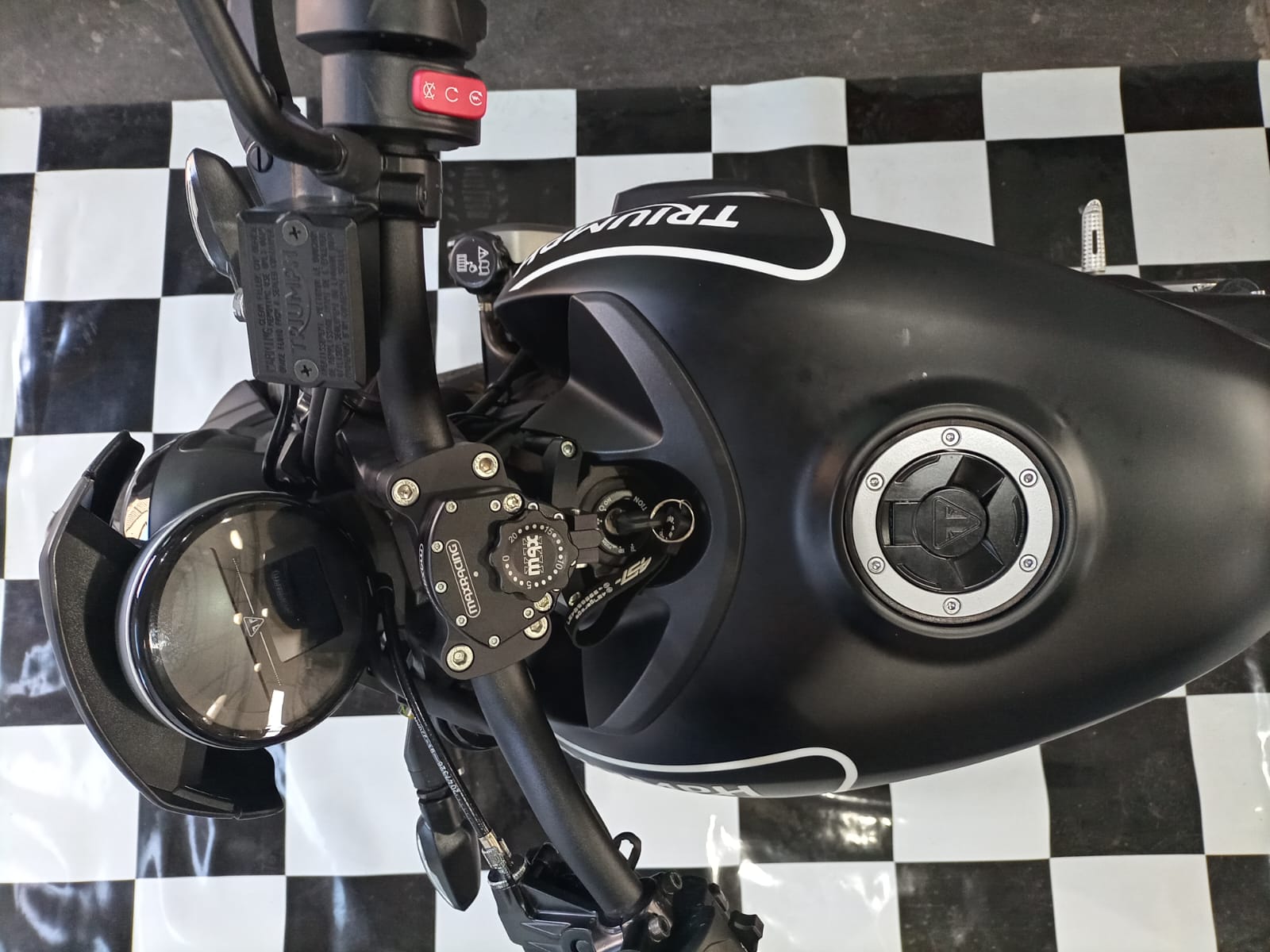 Amortiguador de dirección MaxRacing MAX20 - Triumph - Trident 660