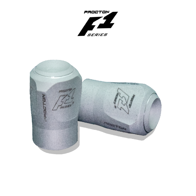 Procton Valve Stem Caps (Pair) - Universal Color: Matte White