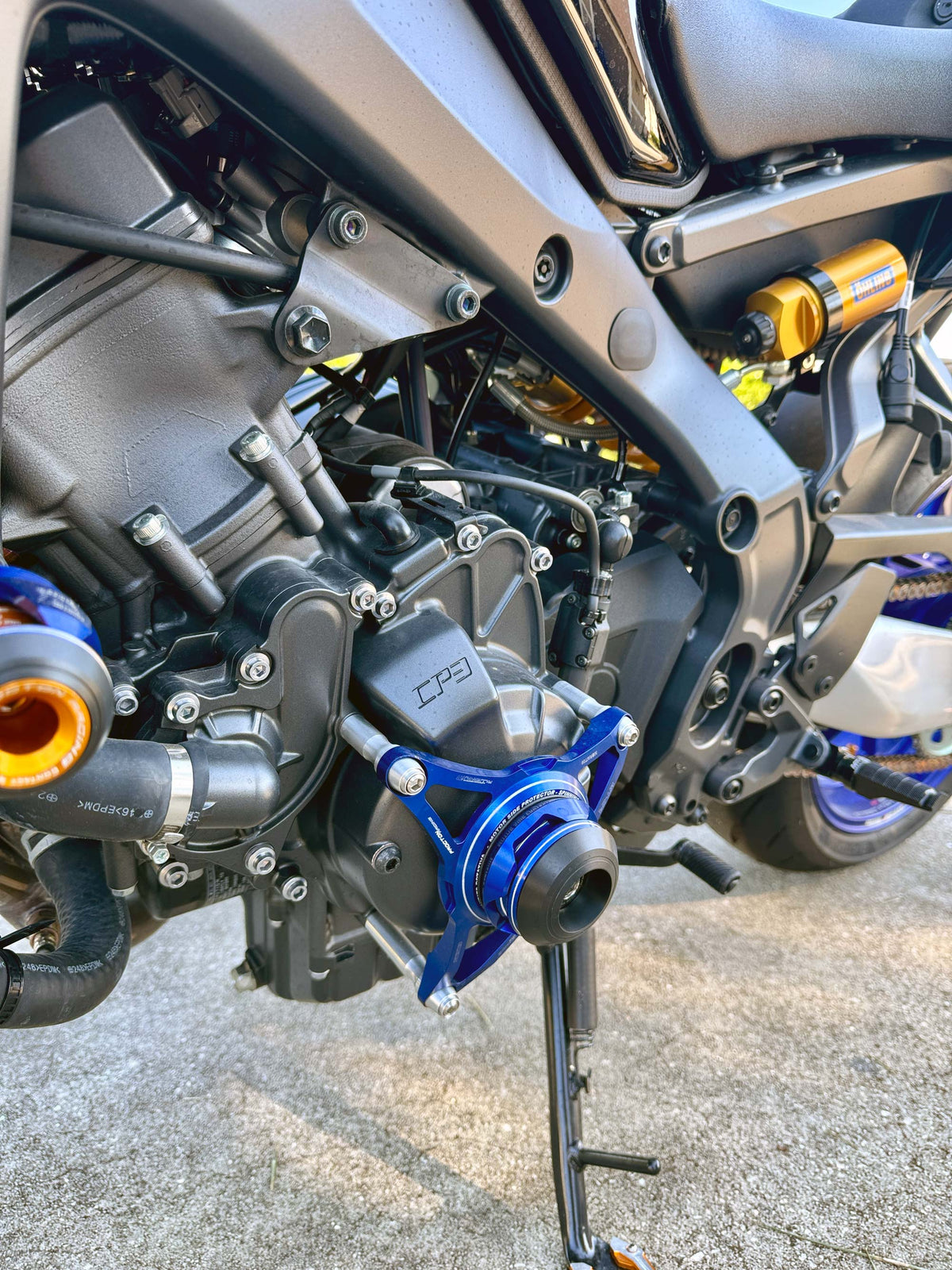 Protezione Slider Coperchio Motore Procton - Sinistro - Yamaha MT-09 / SP 2014-oggi | FZ-09 | XSR 900 | Tracer 900 / GT
