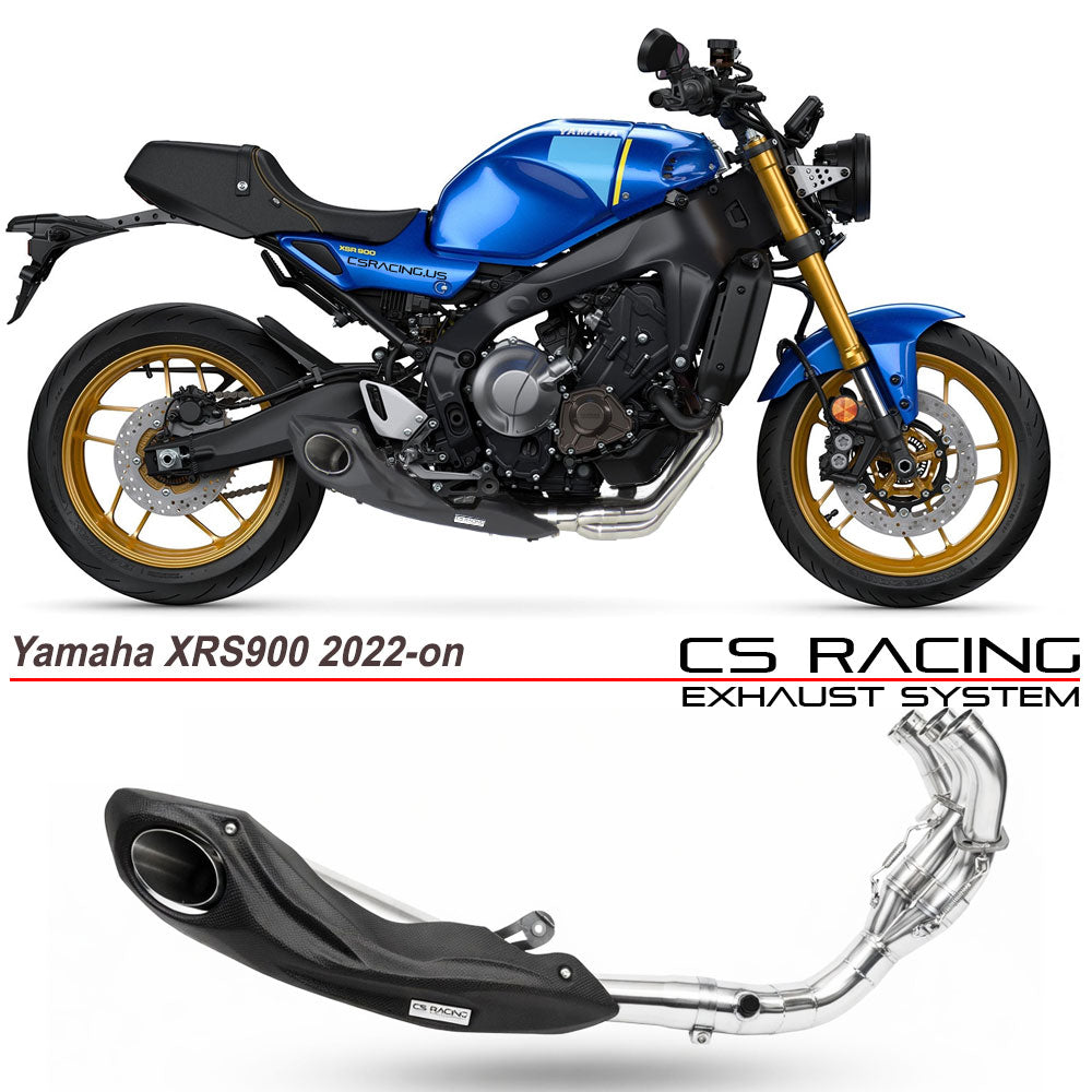 Scarico completo Yamaha XSR900 CS Racing dal 2022 in poi | Marmitta + Collettori + dB Killer