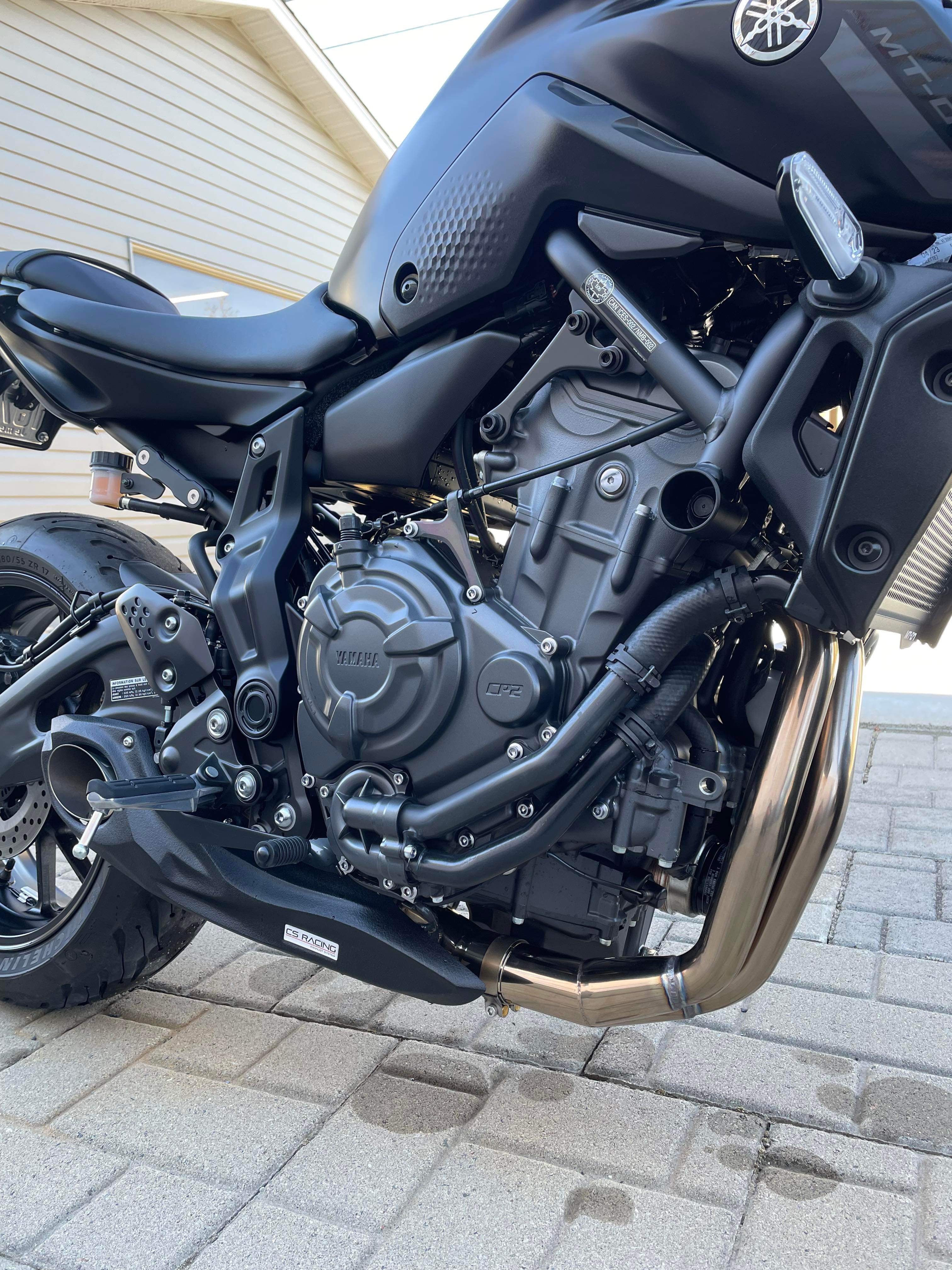 2014-24 Yamaha FZ-07 | MT-07 | XSR700 CS Racing Full Exhaust | Muffler + Headers + dB Killer (+2hp)