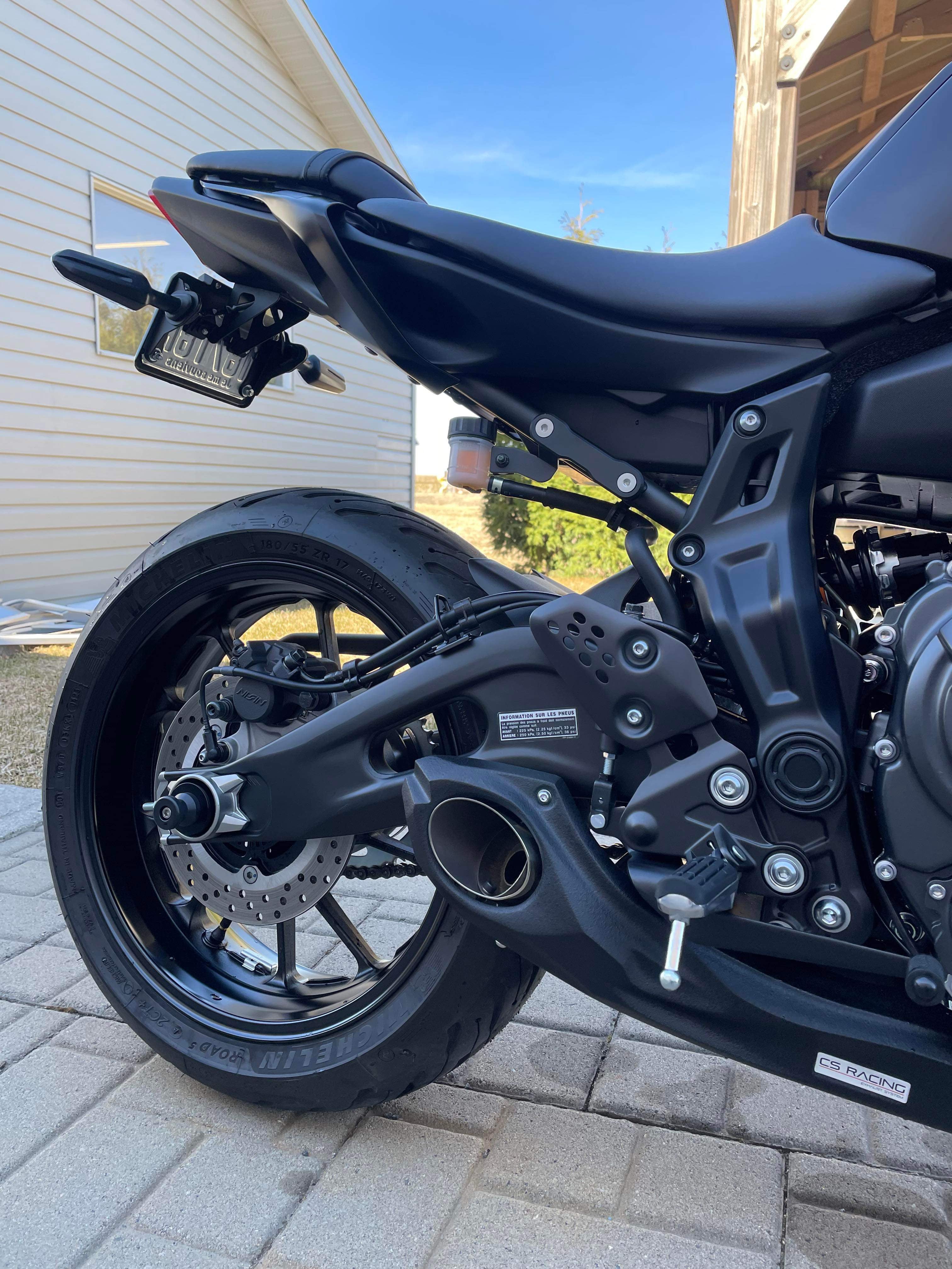2014-24 Yamaha FZ-07 | MT-07 | XSR700 CS Racing Full Exhaust | Muffler + Headers + dB Killer (+2hp)