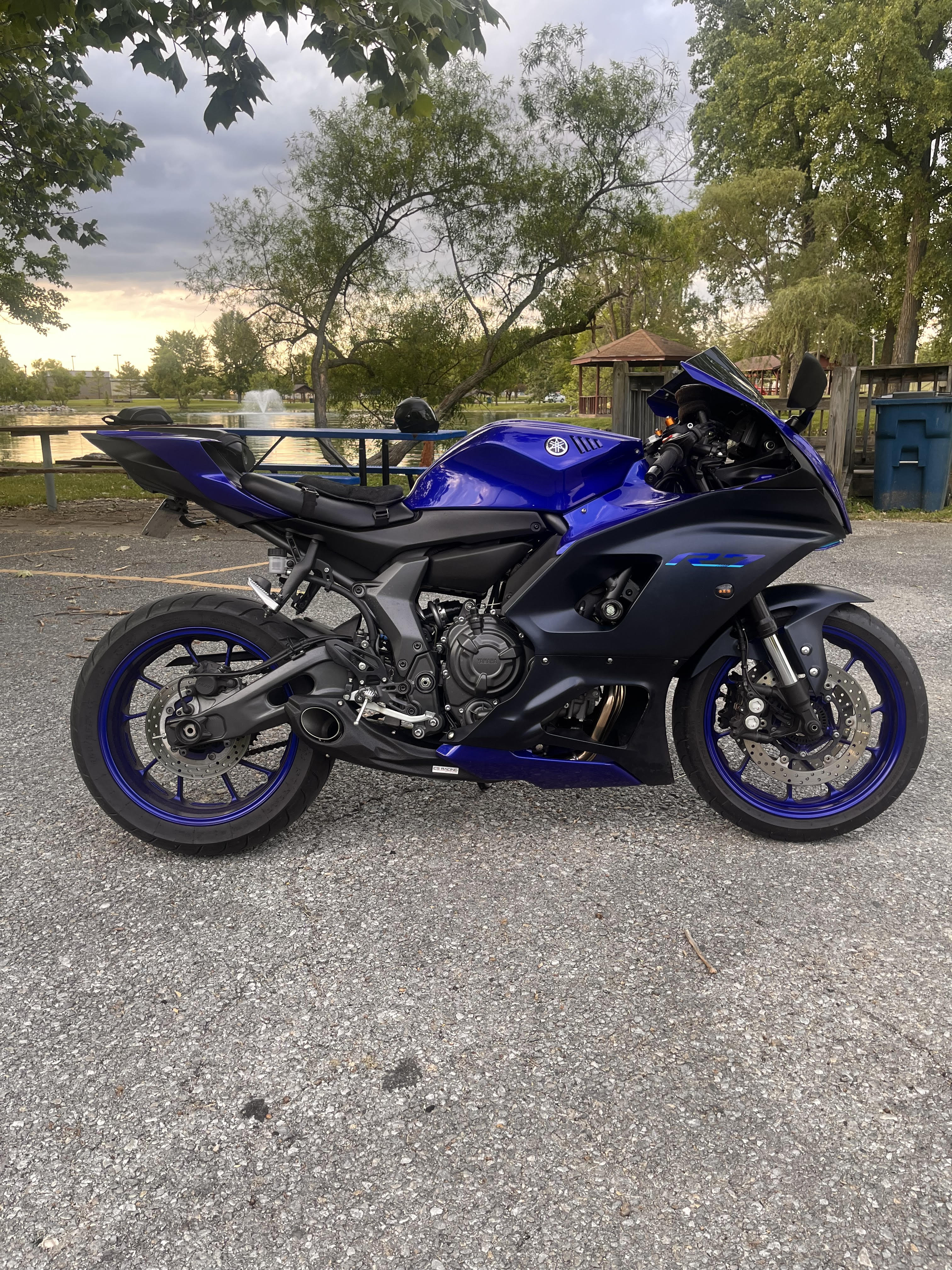 2021-on Yamaha YZF-R7 CS Racing Full Exhaust | Muffler + Headers + dB Killer (+2hp)
