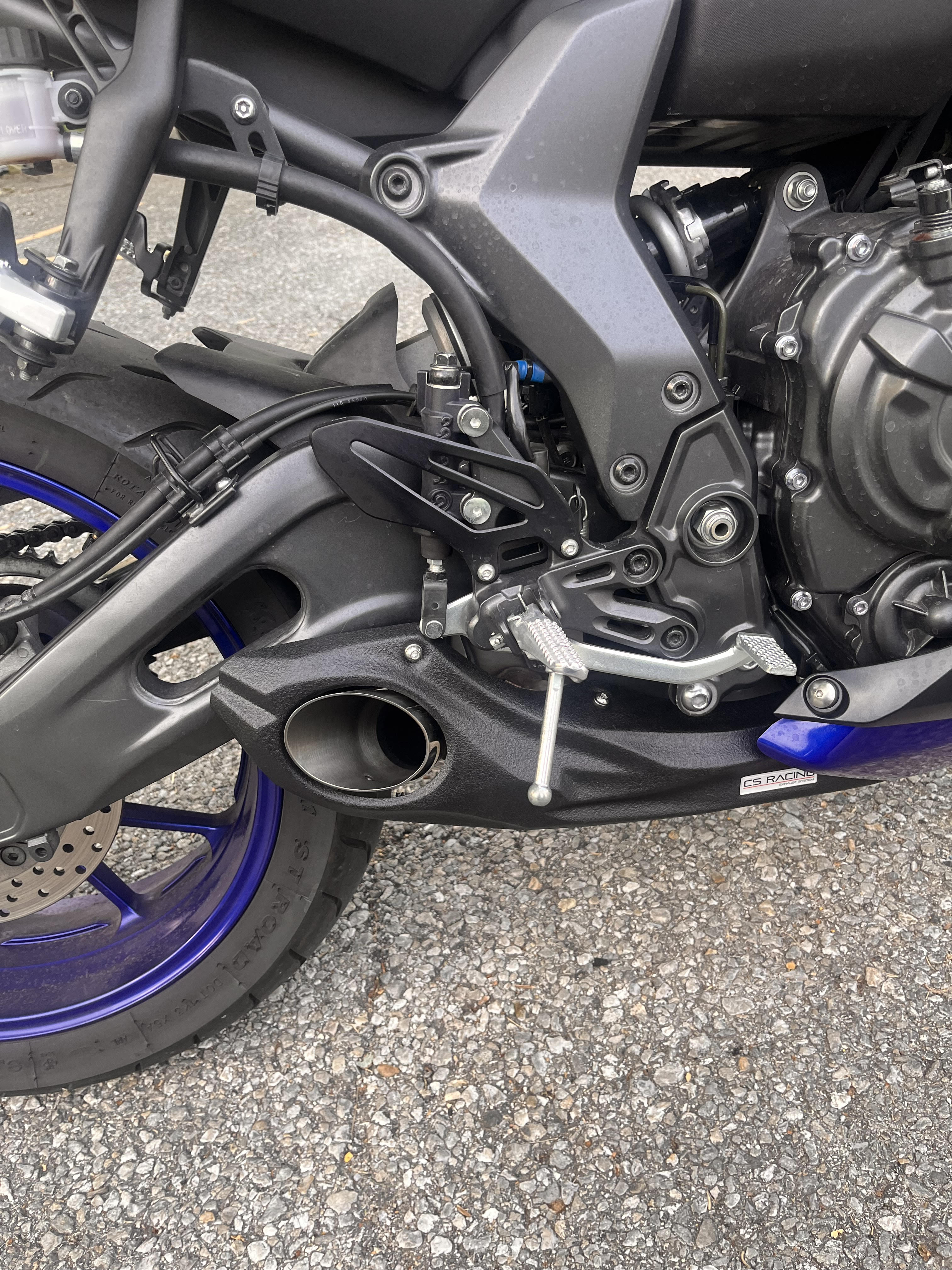 2021-on Yamaha YZF-R7 CS Racing Full Exhaust | Muffler + Headers + dB Killer (+2hp)