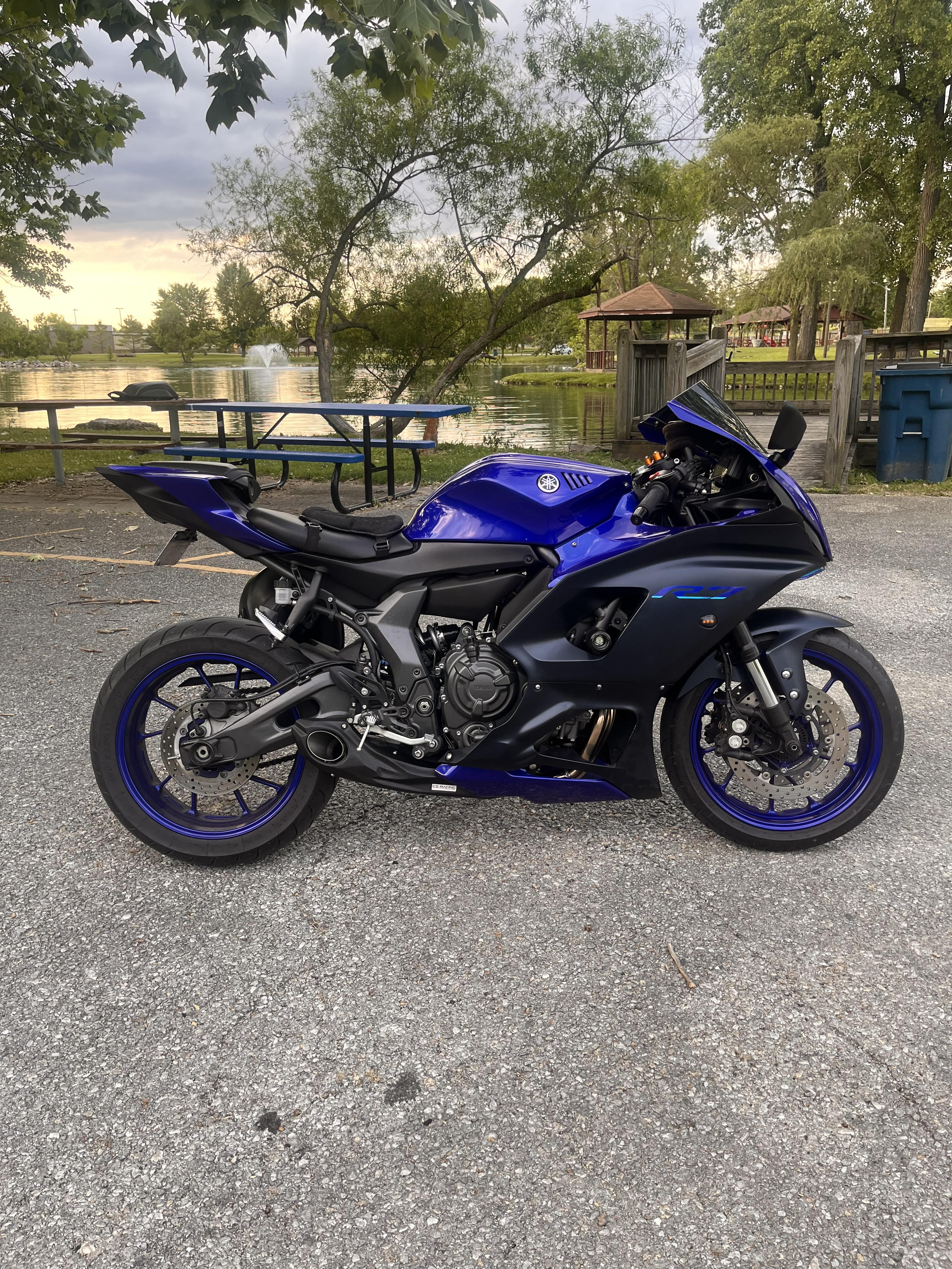 2021-on Yamaha YZF-R7 CS Racing Full Exhaust | Muffler + Headers + dB Killer (+2hp)