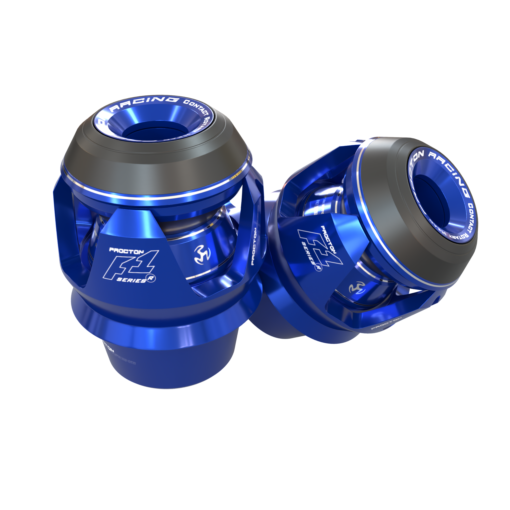 Procton F1 Frame Slider - Kawasaki - ZX-6R 636 (2013 and Newer) Color: Dark Blue