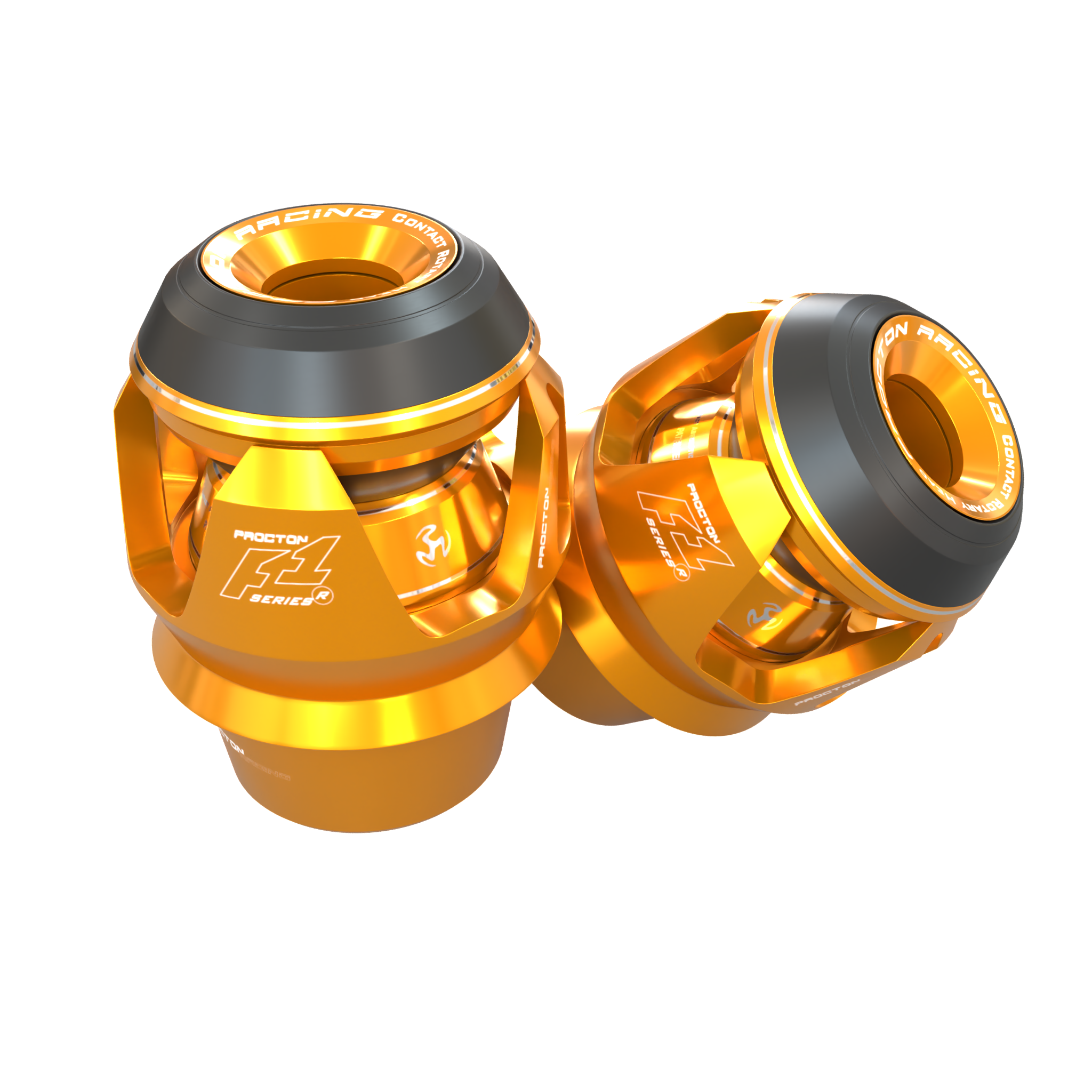 Procton F1 Frame Slider - Kawasaki - ZX-6R 636 (2013 and Newer) Color: Gold