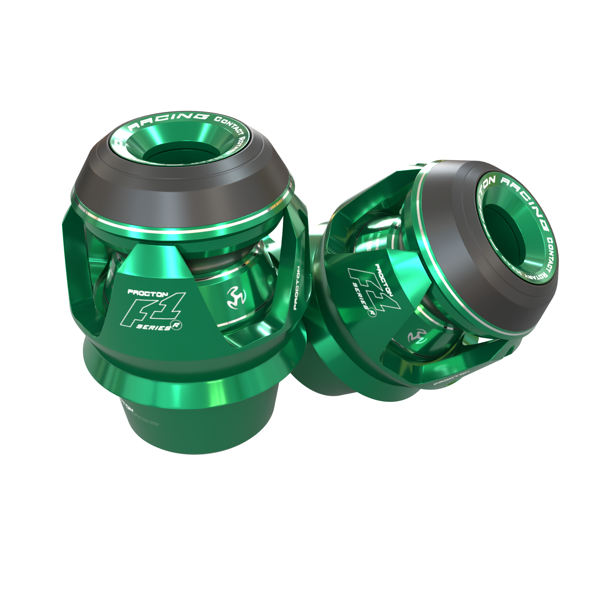 Procton F1 Frame Slider - Kawasaki - ZX-6R 636 (2013 and Newer) Color: Green