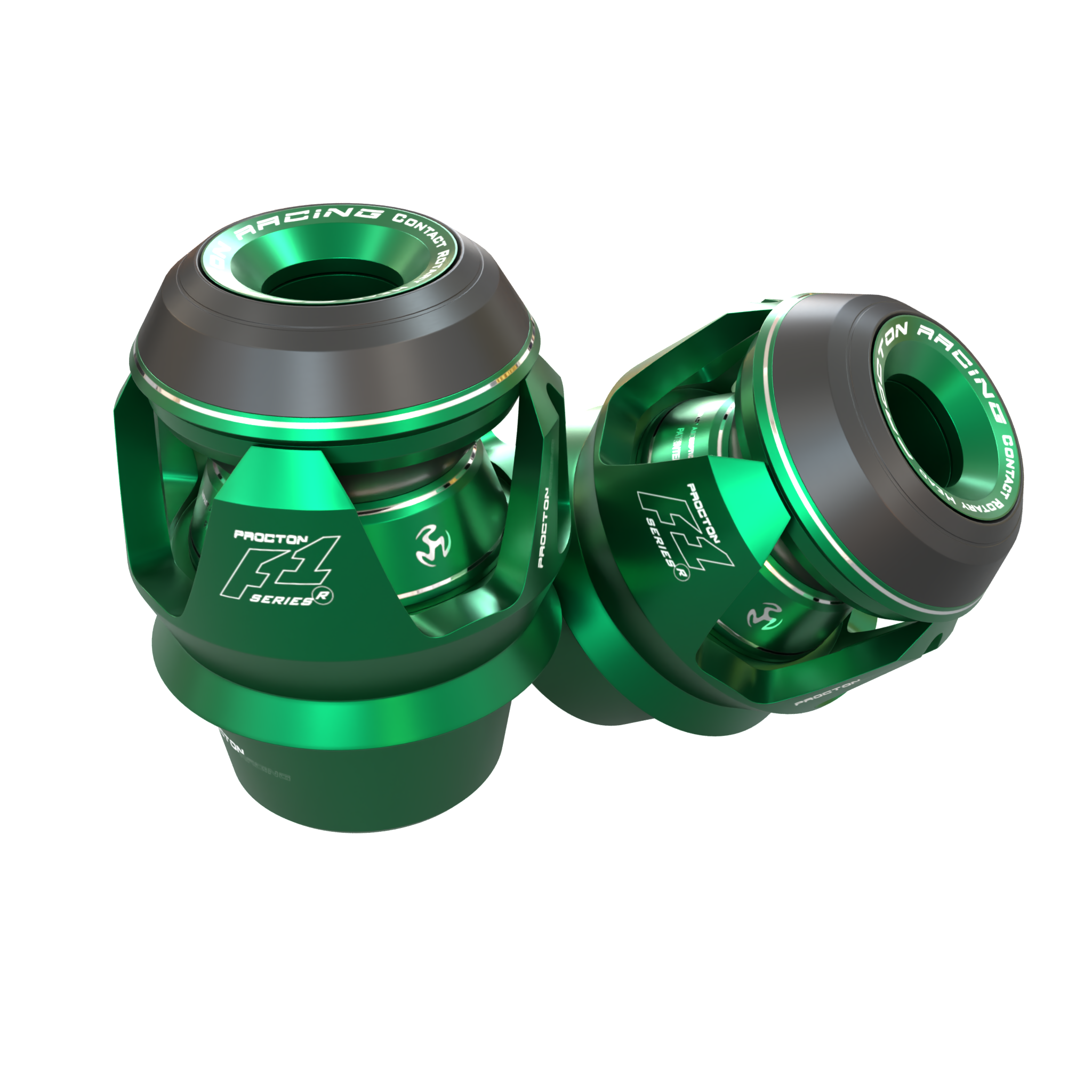 Procton F1 Frame Slider - Kawasaki - ZX-6R 636 (2013 and Newer) Color: Matte Green
