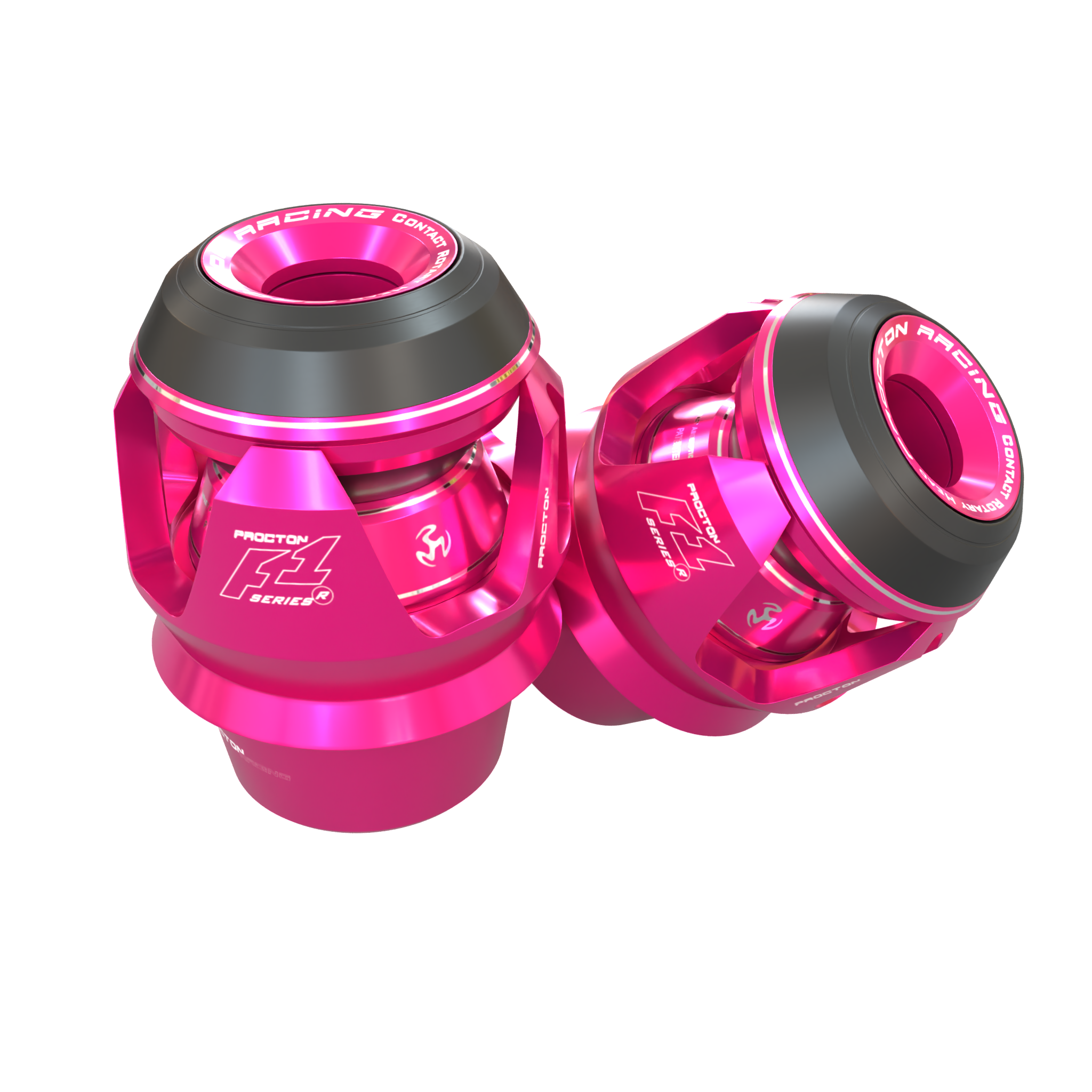 Procton F1 Frame Slider - Kawasaki - ZX-6R 636 (2013 and Newer) Color: Pink