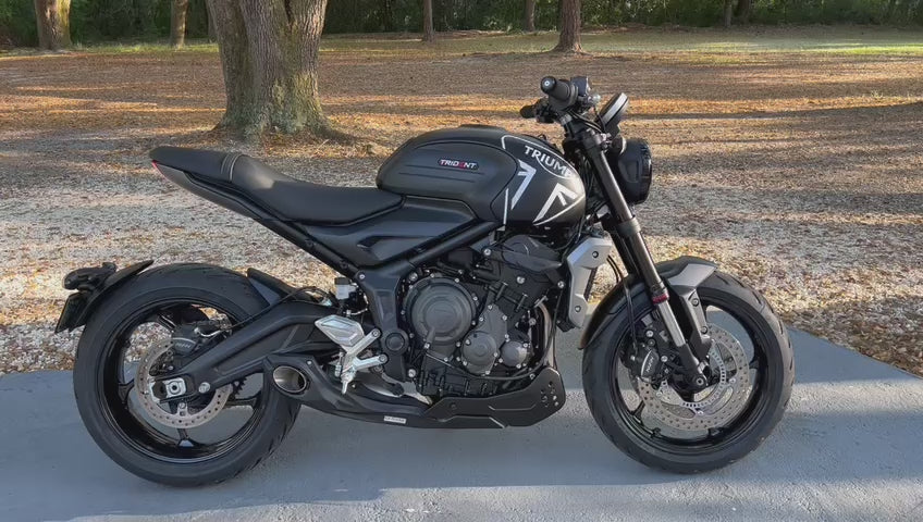 2021-25 Triumph Trident 660 CS Racing Full Exhaust | Muffler + dB Killer
