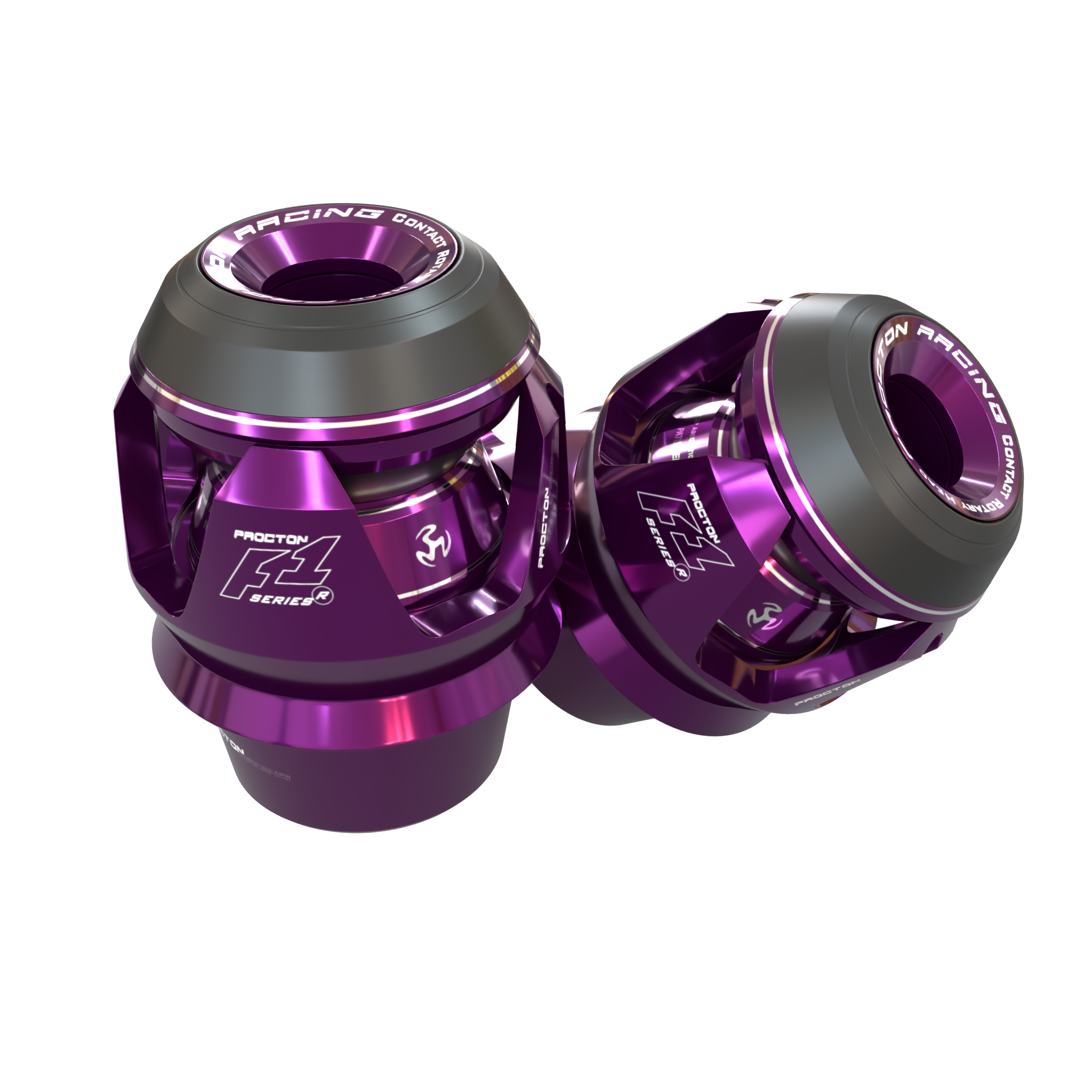 Procton F1 Frame Slider - Kawasaki - ZX-6R 636 (2013 and Newer) Color: Dark Purple
